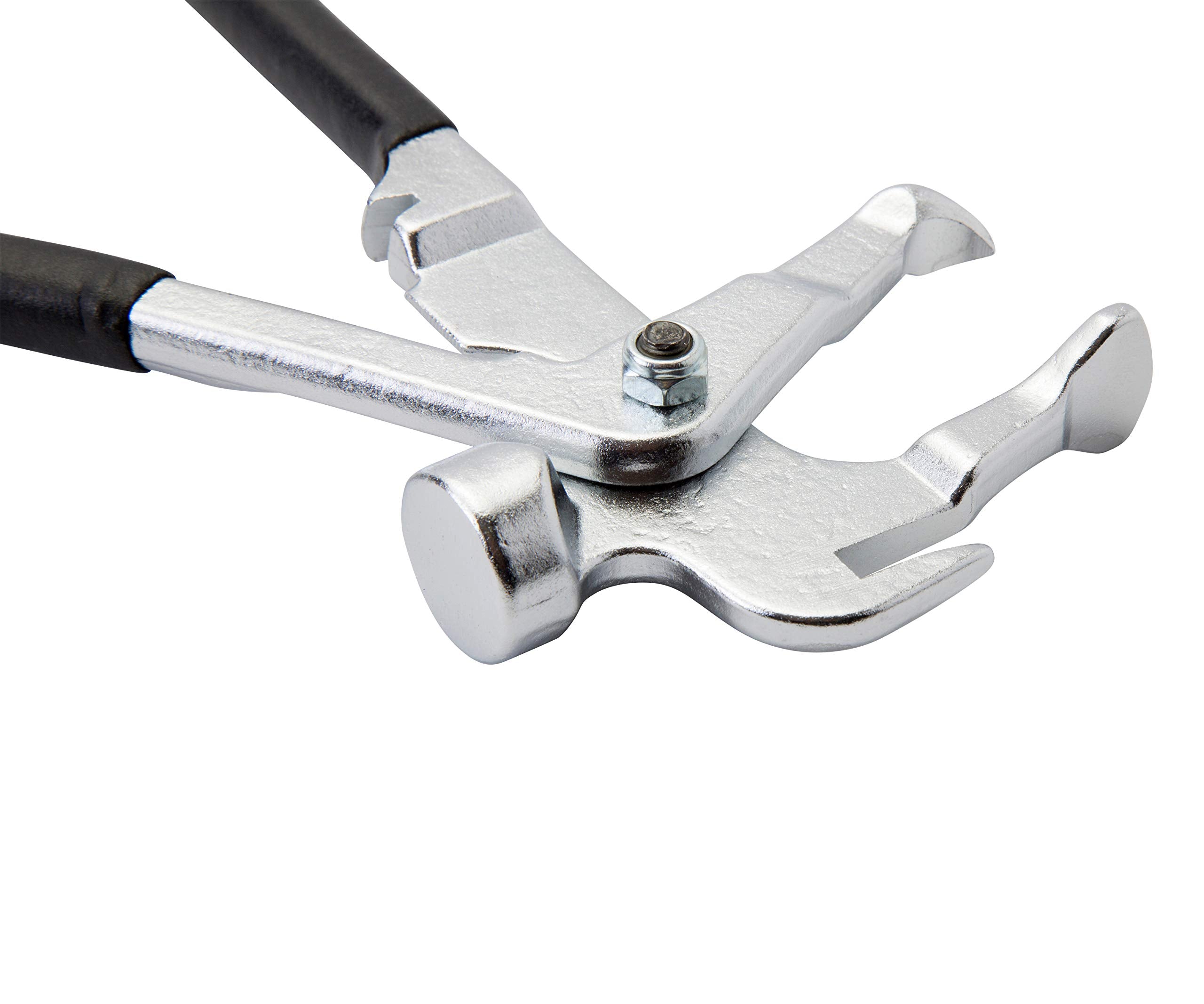 Steelman Heavy-Duty Wheel Weight Hammer, Durable Steel, Nickel Plated Finish