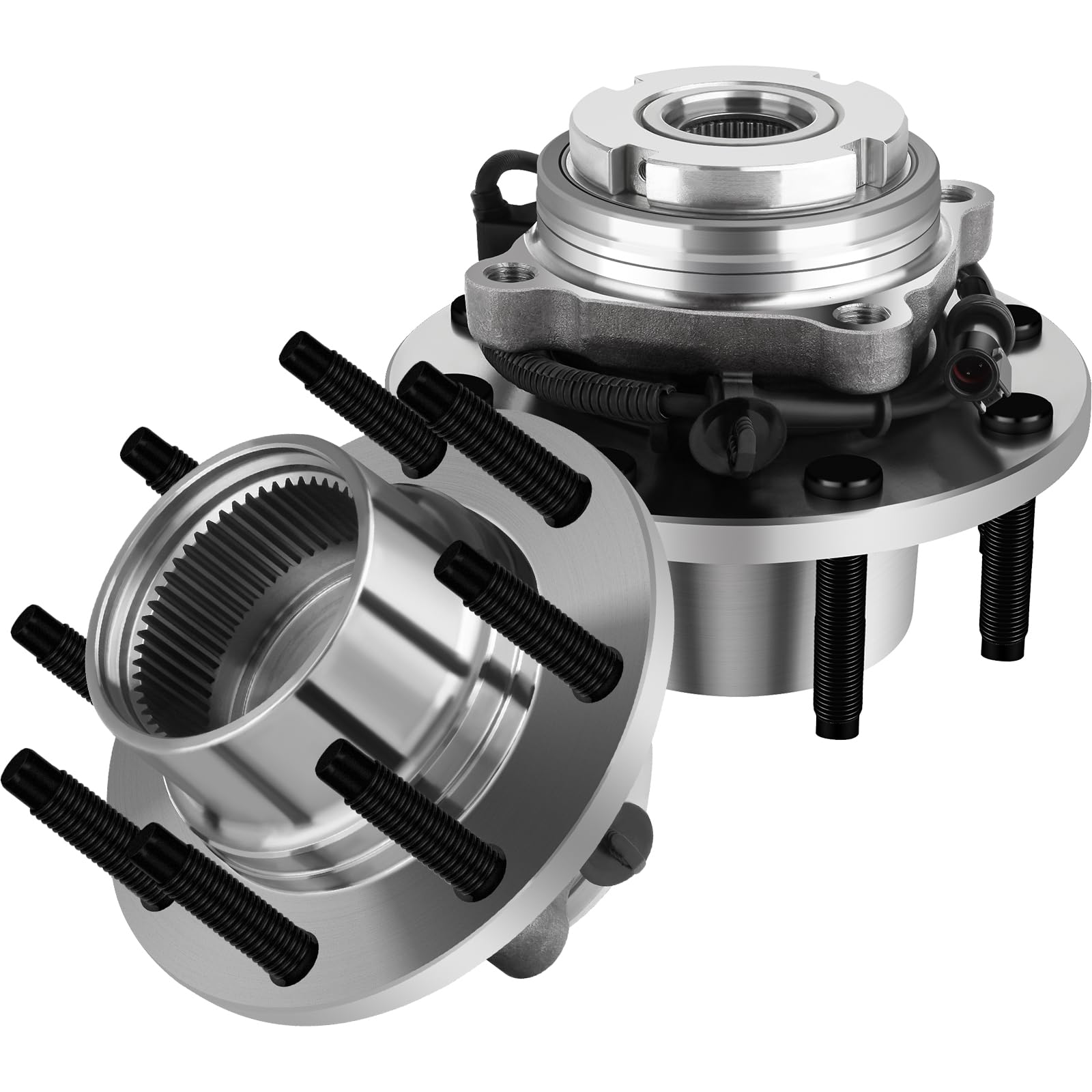 ECCPP Front 8 Lugs Wheel Bearing and Hub Assembly For 2000-2002 For Ford Excursion 1999-2004 For Ford F-250 Super Duty 1999-2004