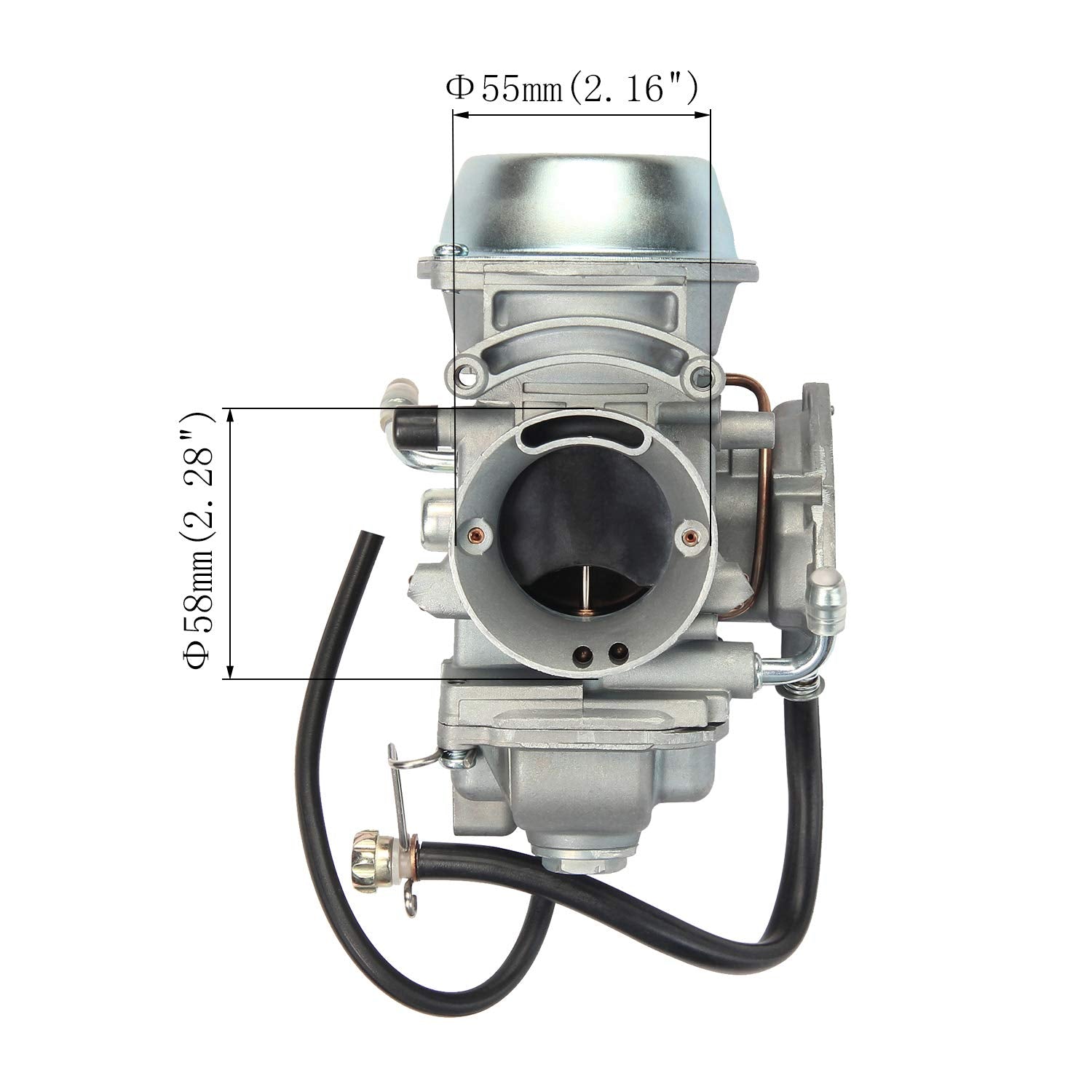 Atracypart Carburetor Carb For 2001-2005 & 2010-2012 Polaris Sportsman 500 4X4 Ho | 1997-2009 Polaris Scrambler 500 4X4 | 2000-2002 Polaris Trail Boss 325