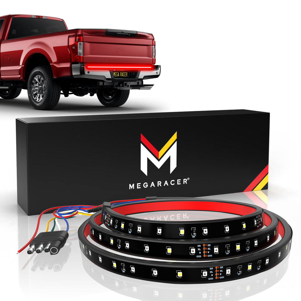 Truck Tailgate Light Bar | 60 Inch Led Light Bar | Brake Turn Signal Reverse Rear Under Tail Gate Led Strip | F150 Silverado Sie