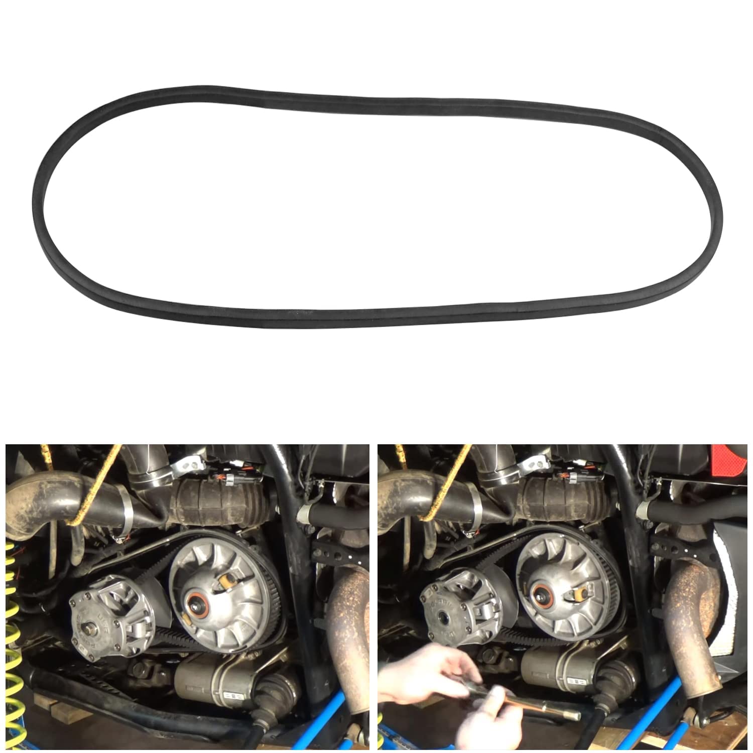 Belt Box Seal Drive Clutch Cover Gasket Compatible for Polaris Ace RZR 1000 XP 900 S Ranger 900 1000