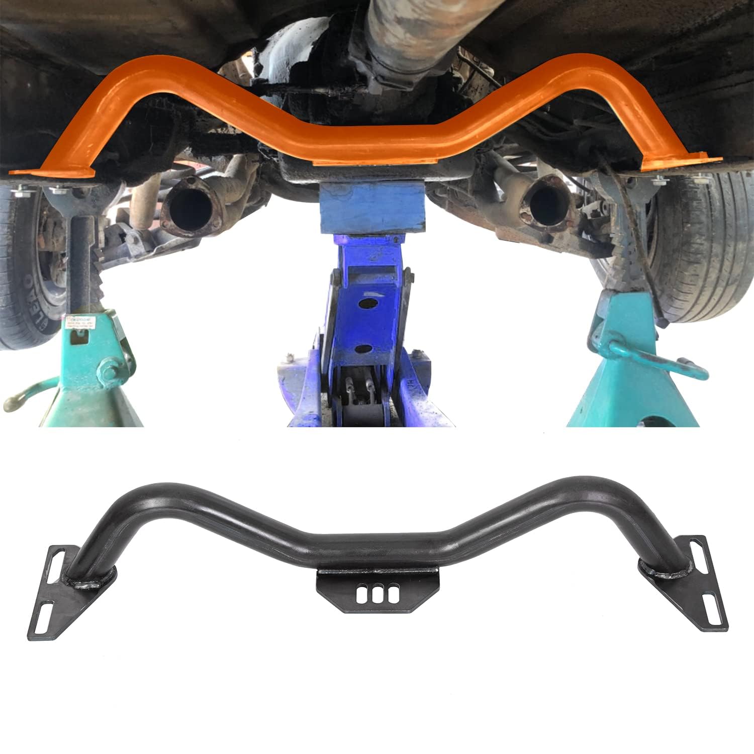 Kojem Adjustable Transmission Crossmember Compatible with 1964-1987 Chevy/GMC C10 C20 2WD Trucks Blazer Suburban Transmission Cr