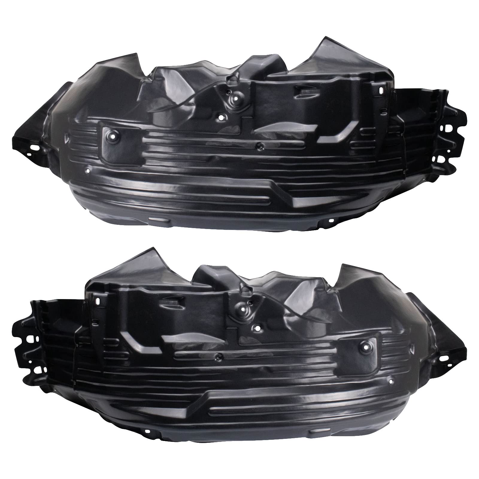 Trq Inner Fender Liner Set Compatible With 2008-2012 Nissan Pathfinder Ni1248145 Ni1250129 Ni1251129