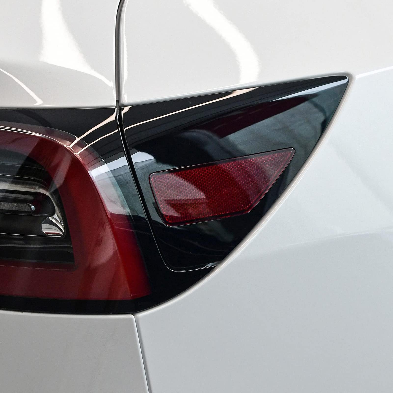 Right Side Marker Light, Rear Right Bumper Reflector Light 1100781-99-D Charging Port Cover Replacement for Tesla Model 3 2017 u