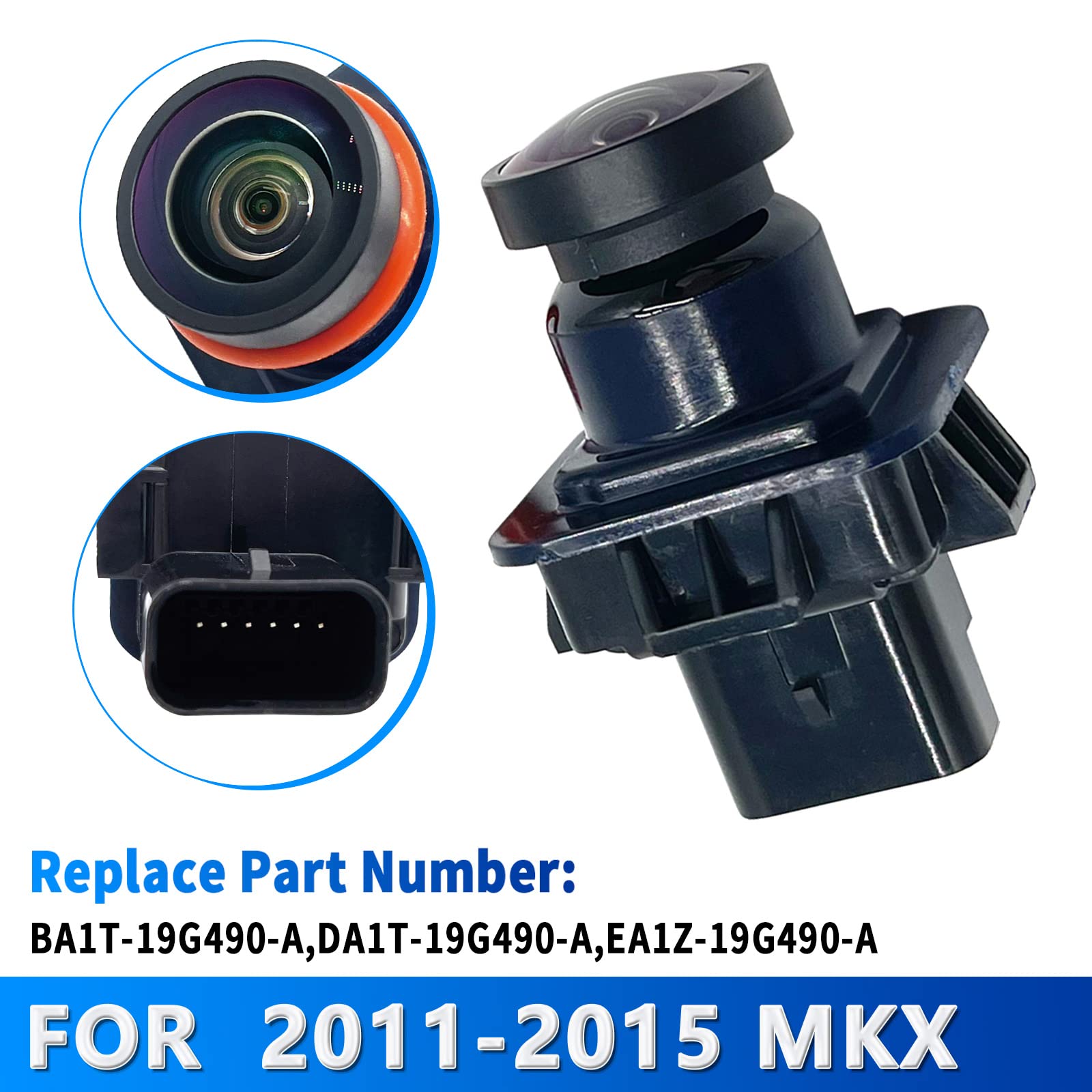 Rear View Back Up Camera Compatible With Lincoln Mkx 2011-2012 Replaces Ba1Z-19G490-B Ba1T-19G490-A Ba1T-19G490-Ad Ba1T-19G490-A