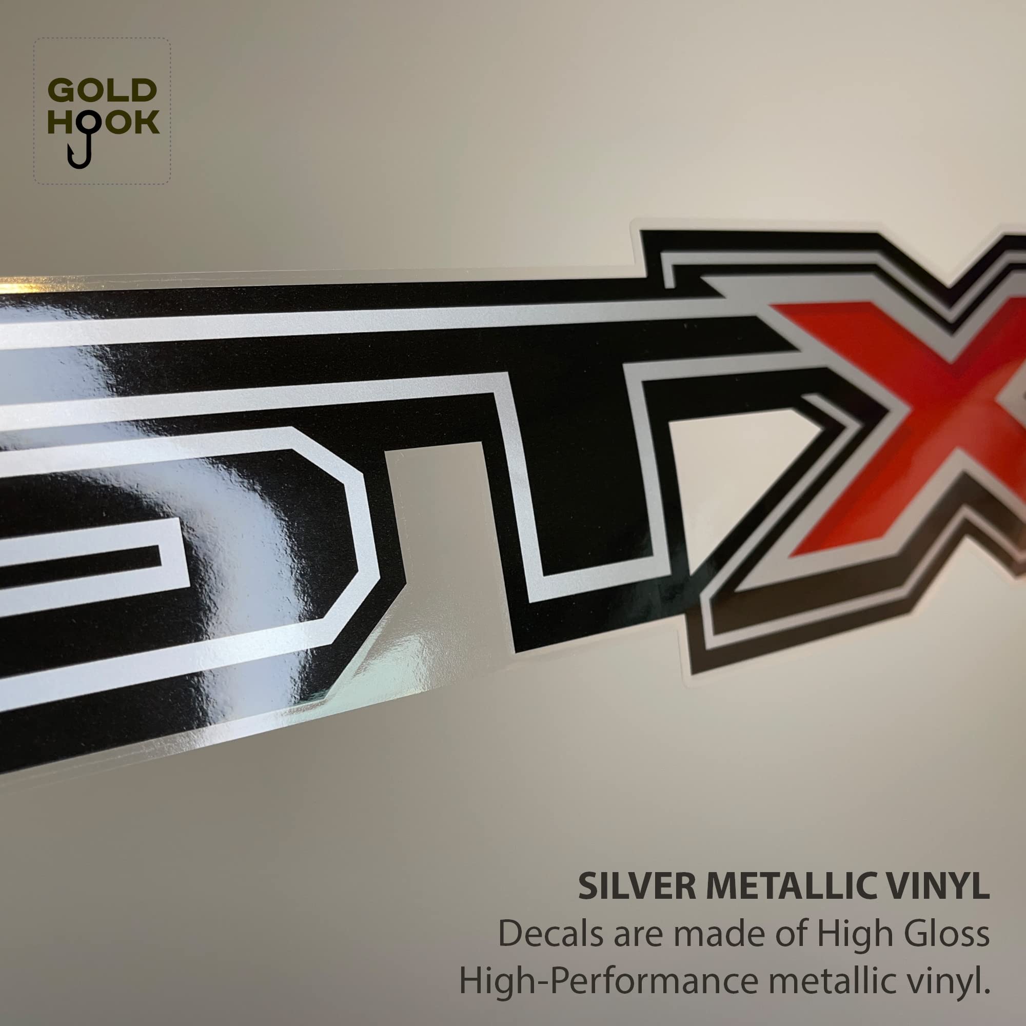 Ford F150 Stx Decal Off Road Replacement Sticker, Compatible With Ford F150 Truck, Set Of 2, Premium Series (Metallic Finish)