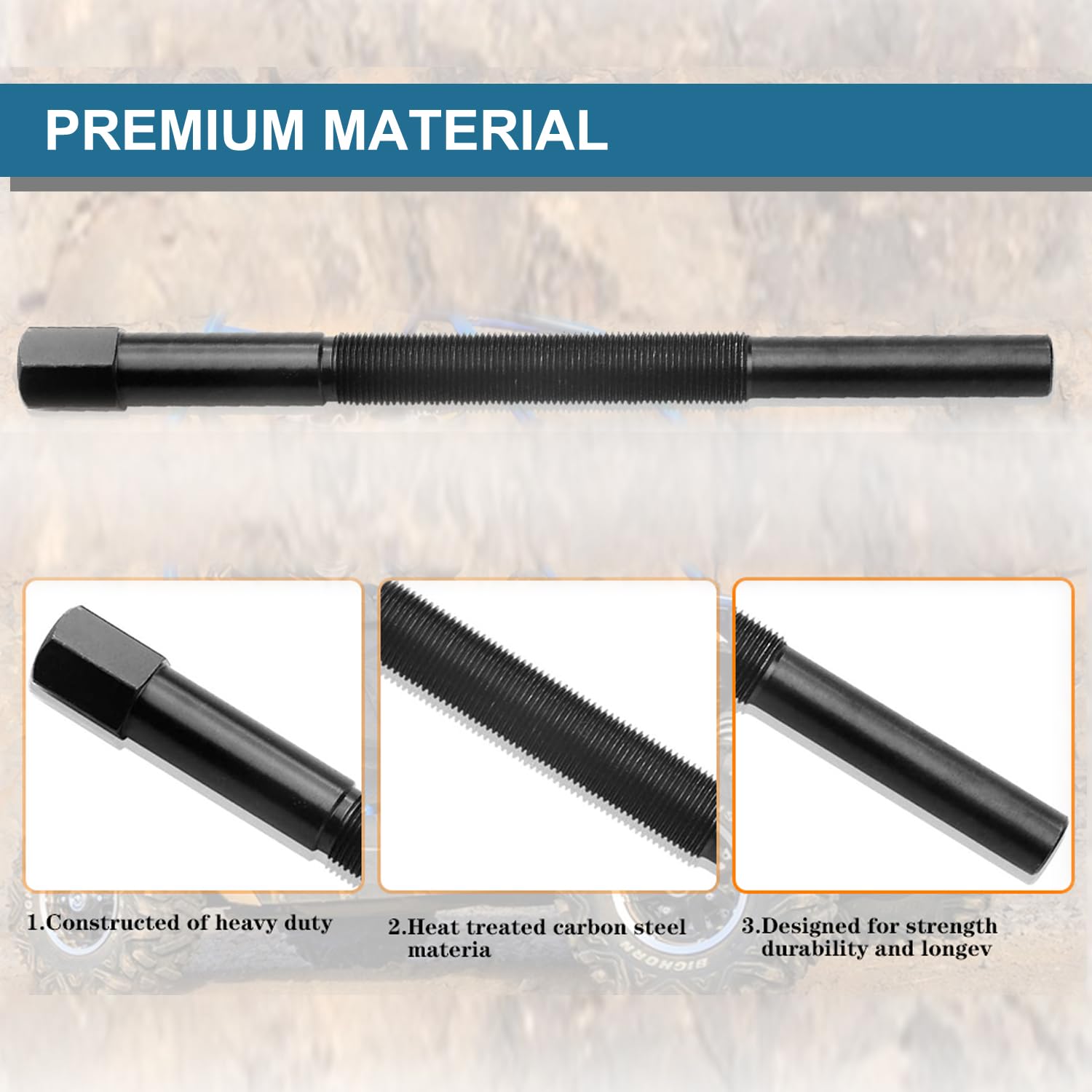 Primary Drive Clutch Puller Compatible With Polaris All Models: Rzr, Ranger, Sportsman, General, Scrambler, Worker, Xpedition, Trail Boss (Refer To Fitment) - Atv, Utv, Snowmobiles - Replaces 2870506