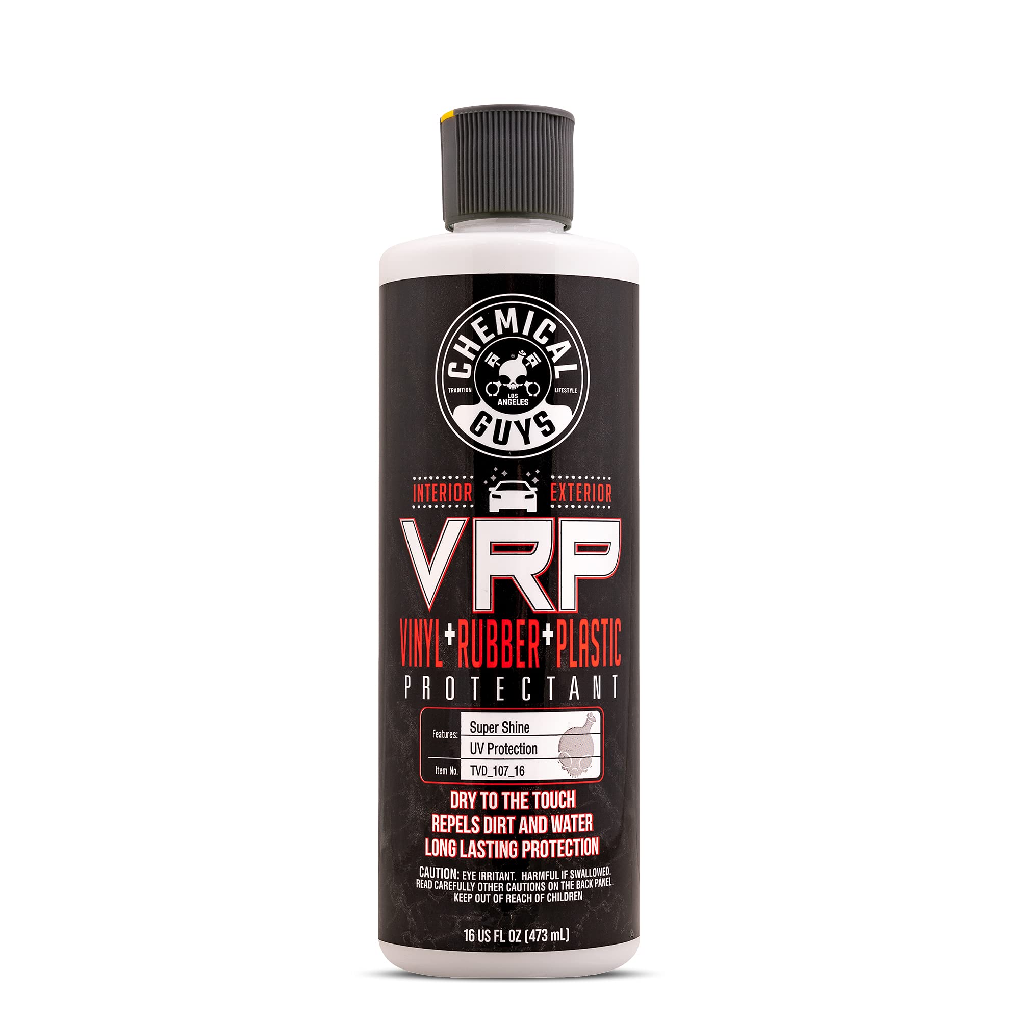 Chemical Guys Tvd_107_16 Vrp Vinyl, Rubber And Plastic Non-Greasy Dry-To-The-Touch Long Lasting Super Shine Dressing For Tires,