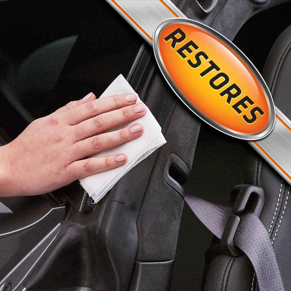 Armor All Original Protectant Wipes , Disposable Car Cleaning Wipes Renews And Revitalizes Automotive Interiors, 25 Count