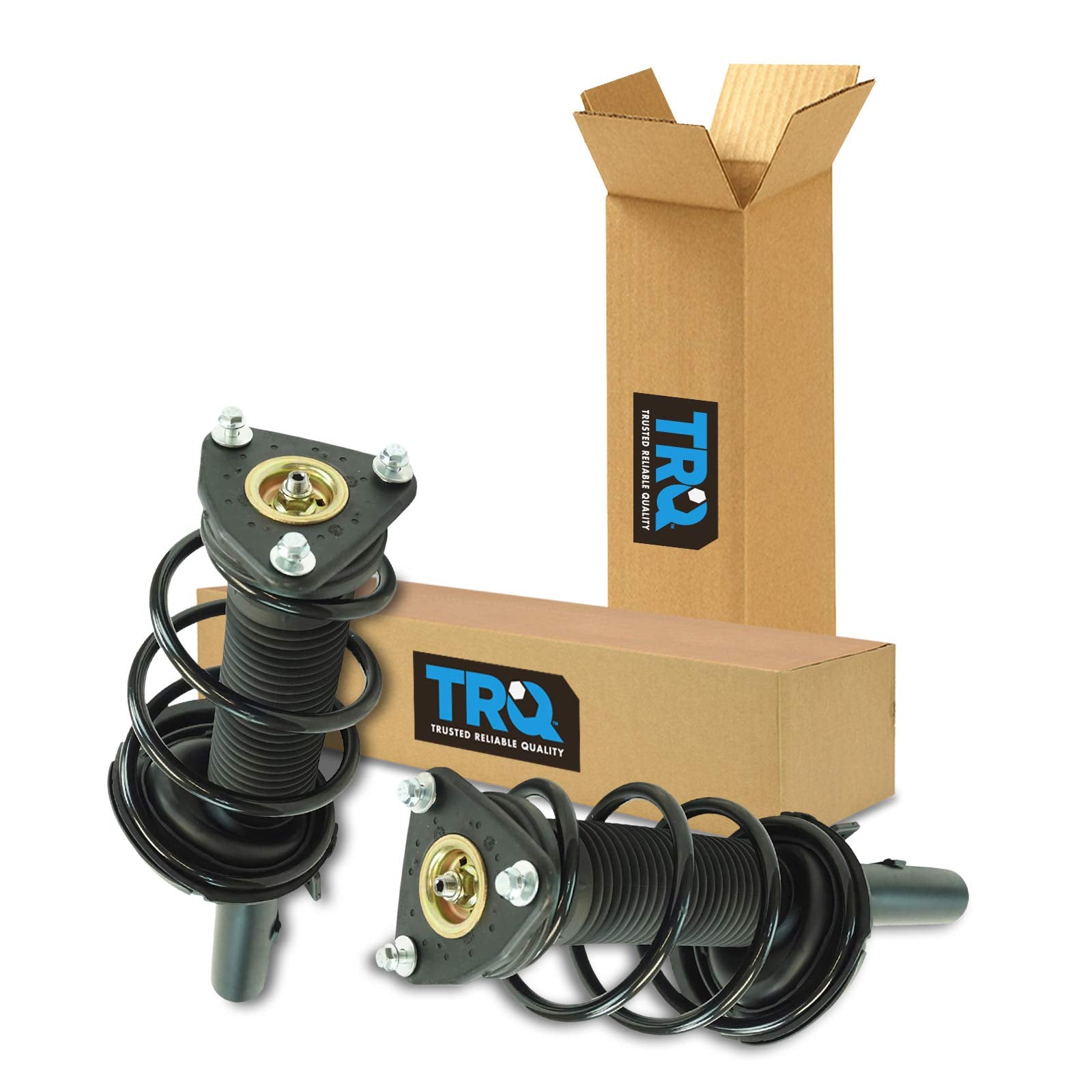 Trq Front Strut & Spring Assembly Set Compatible With 2012 Ford Focus