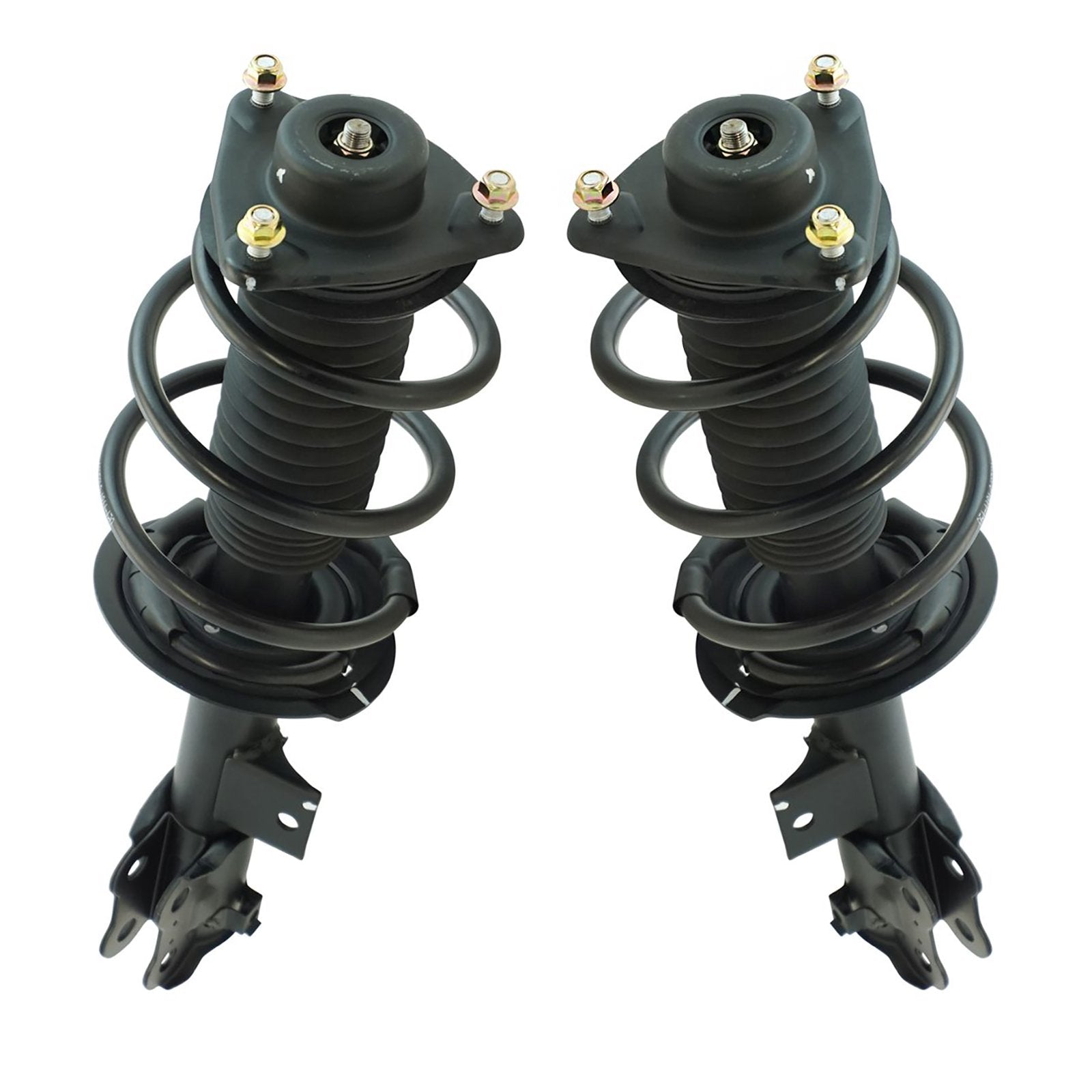 Trq Front Strut & Coil Spring Assembly Set Driver & Passenger Sides Compatible With 12-15 Kia Optima