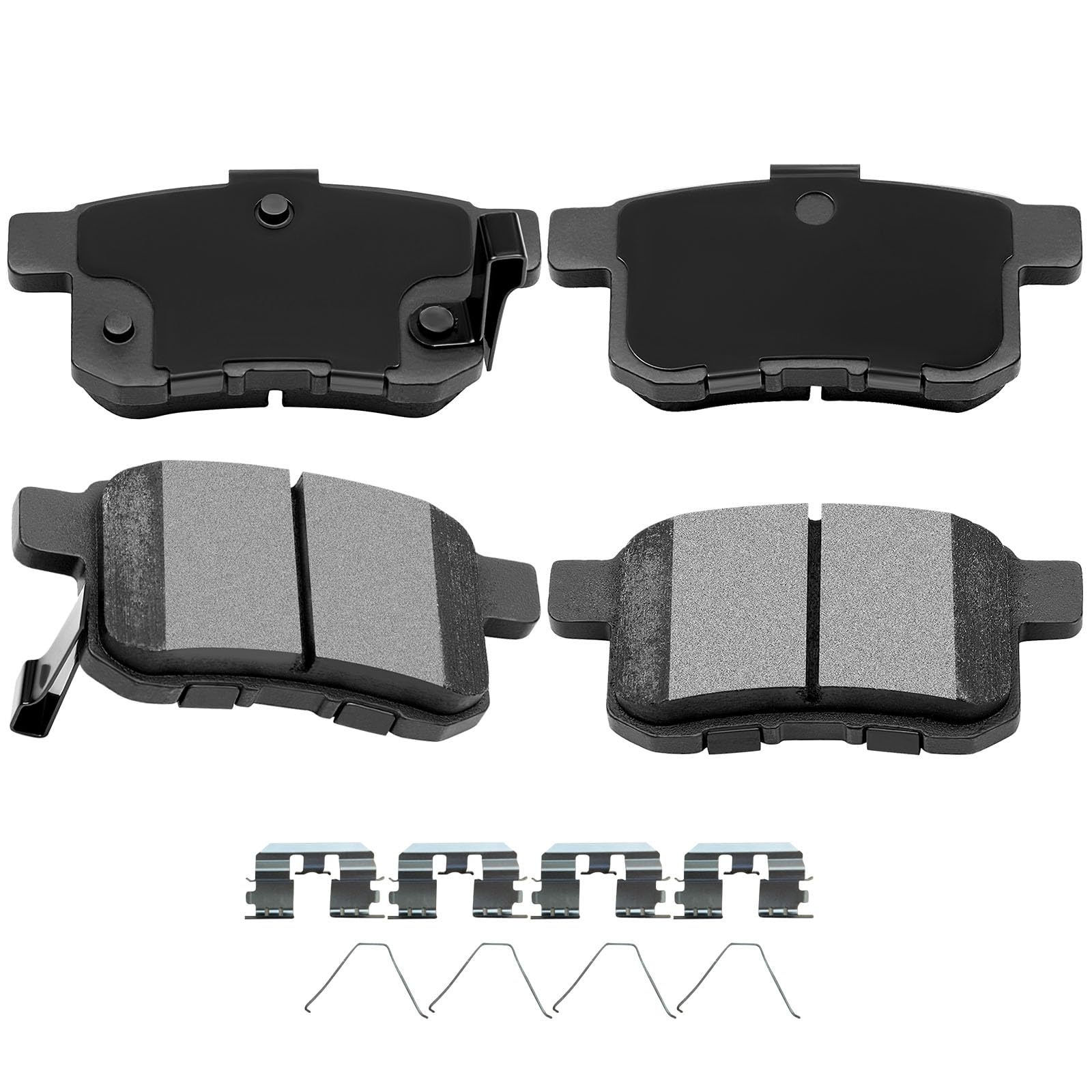 Automuto 4Pcs Rear Ceramic Disc Brake Pads Set D1336 For Acura Tsx 2009-2014,For Honda For Accord 2008-2017