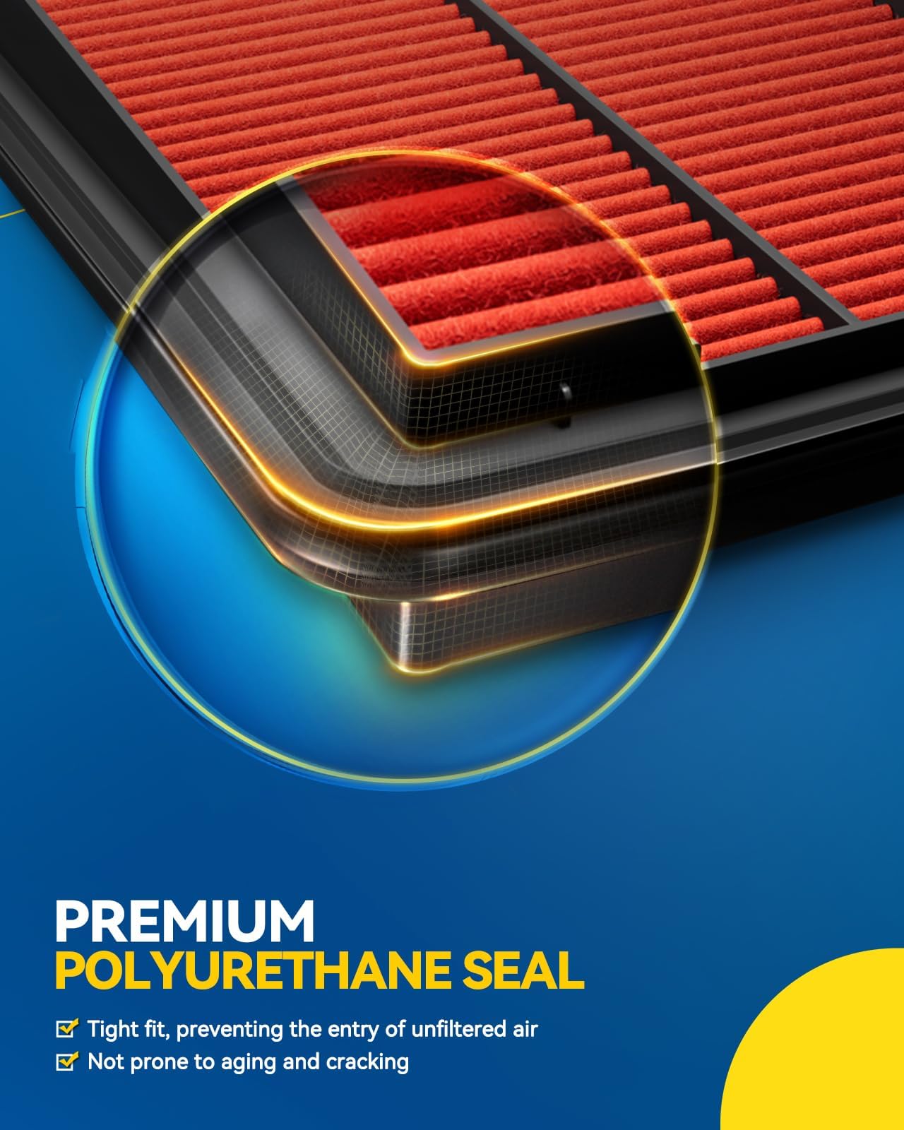 Philtop Upgraded Engine Air Filter Ca9997 Replacement For Subaru Impreza (2008-2016), Legacy (2005-2019), Outback (2005-2019), W