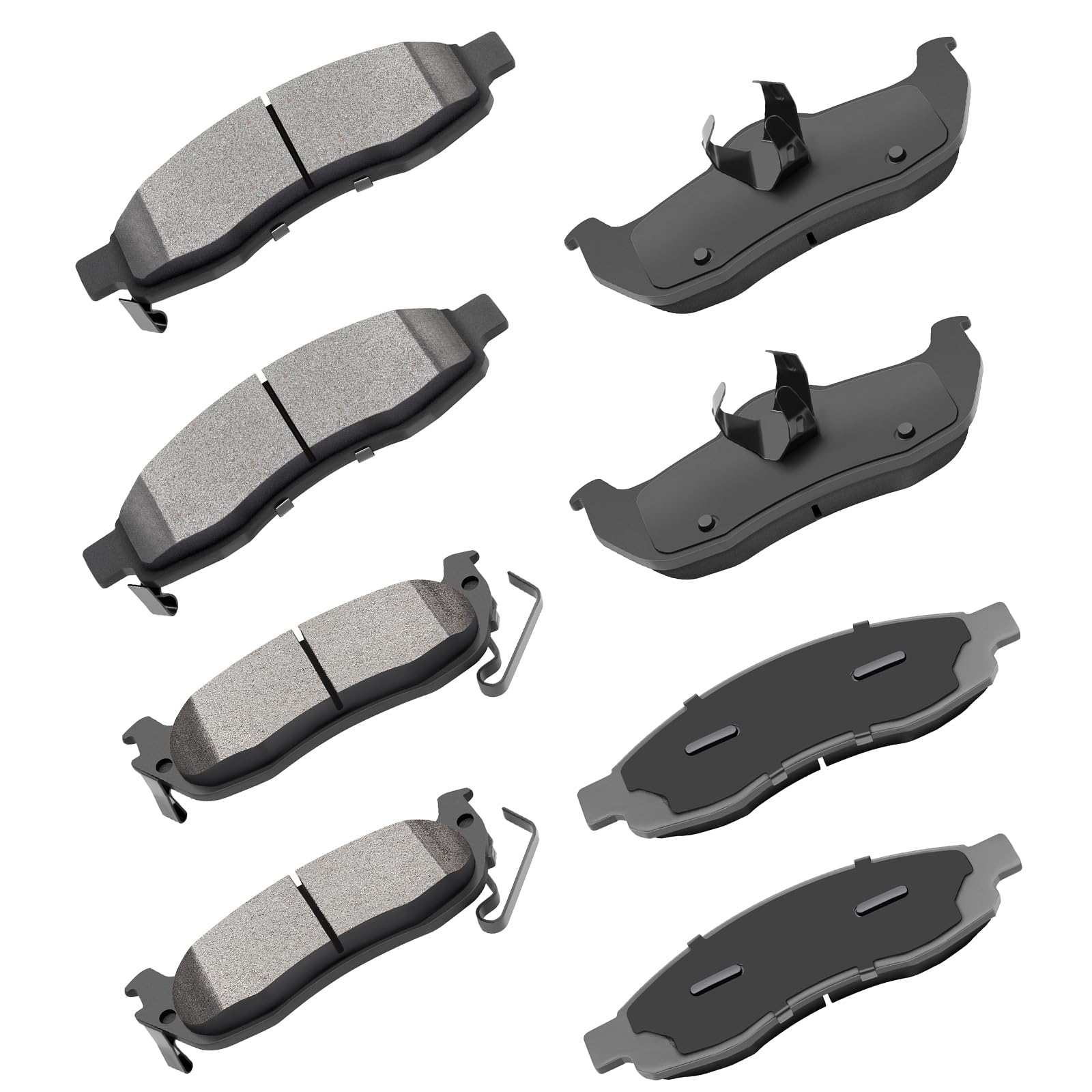 Cciyu Ceramic Front Rear Brake Pad Set Fit For 2004-2006 For Infiniti Qx56,2005-2006 For Nissan Armada,2004 For Nissan Pathfinde