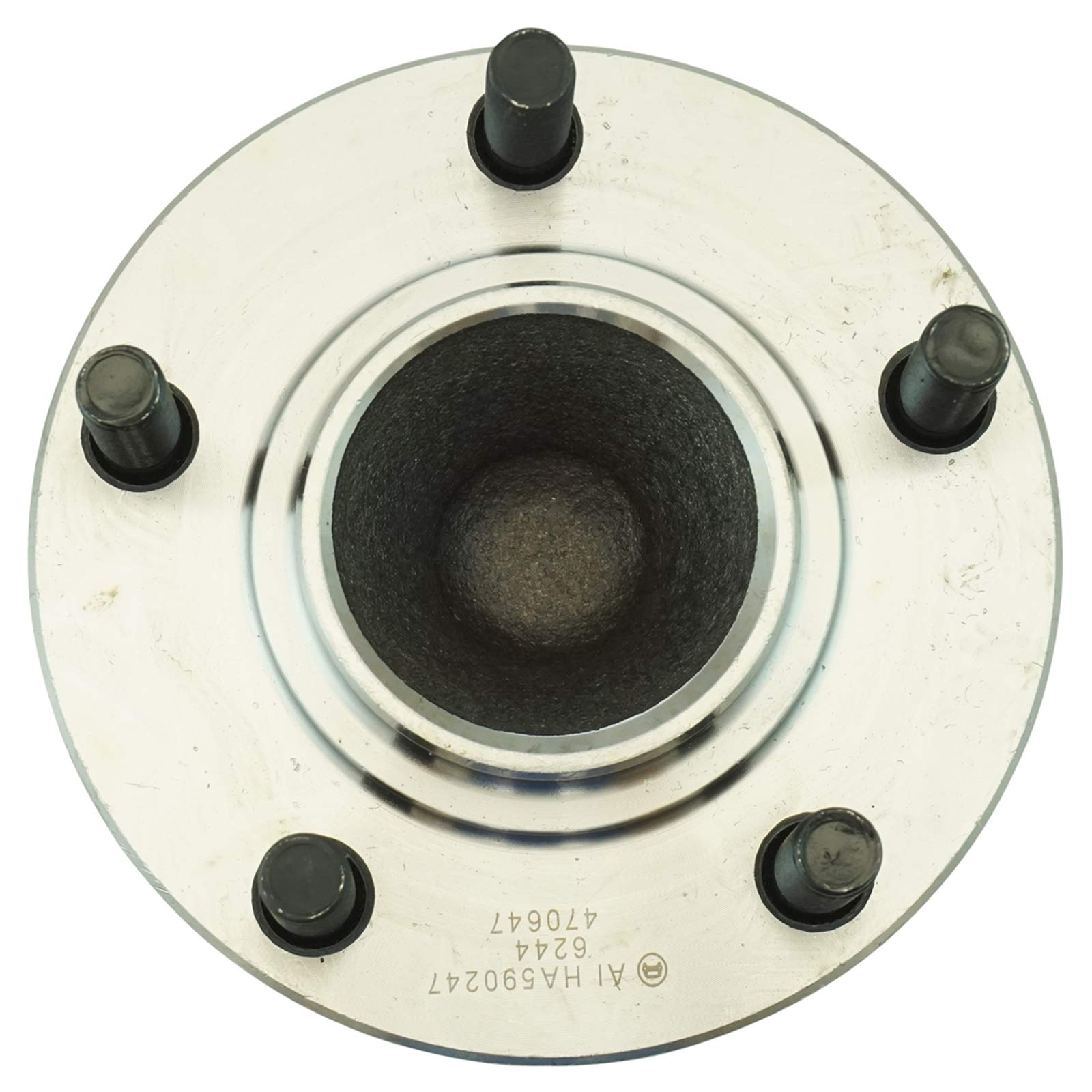 Trq Rear Wheel Hub Bearings Assembly Set Compatible With 2007-2013 Mitsubishi Outlander