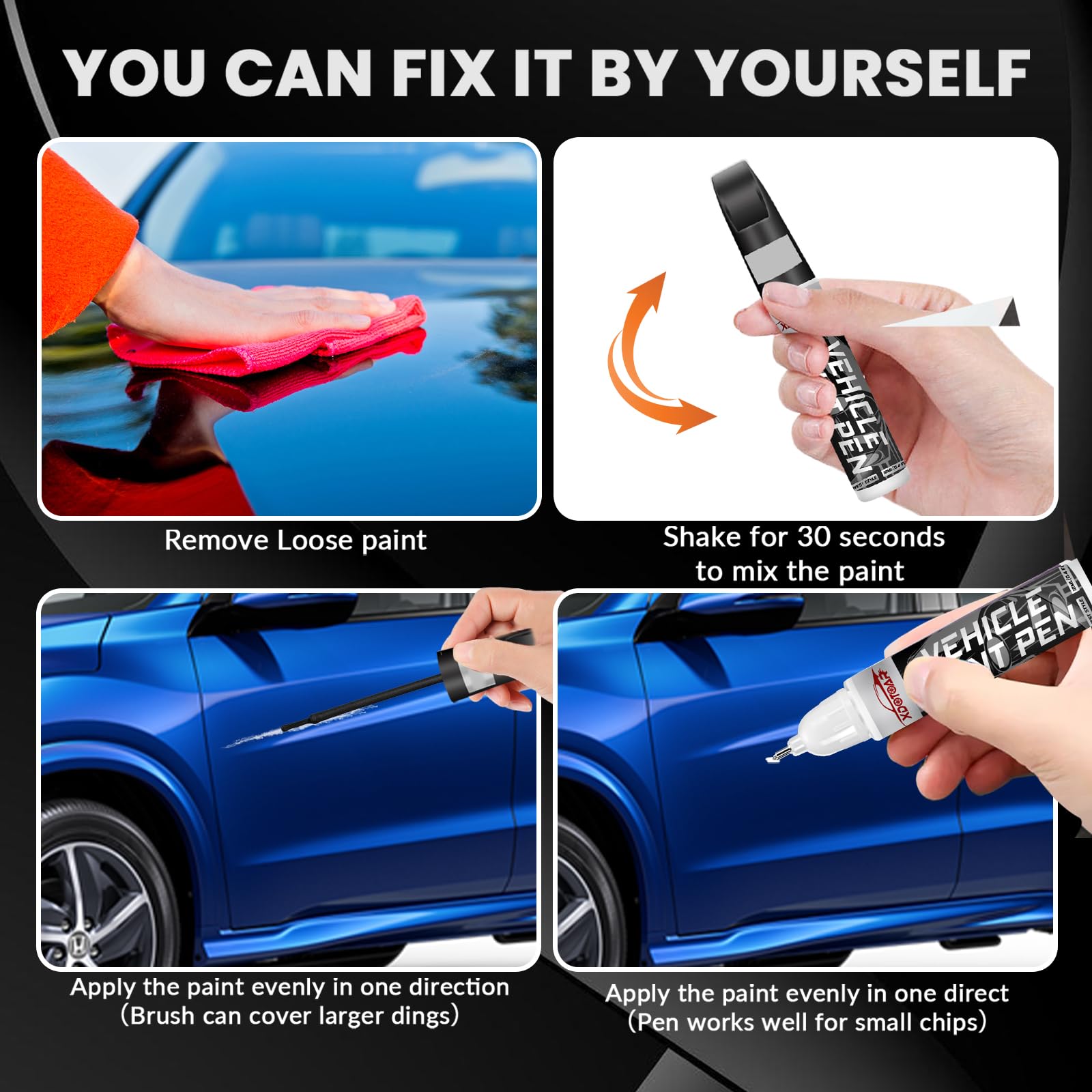 Sky Blue Touch Up Paint For Cars, Color Accurate Car Touch Up Paint, Professional Automotive Paint Scratch Repair, Lasting Auto