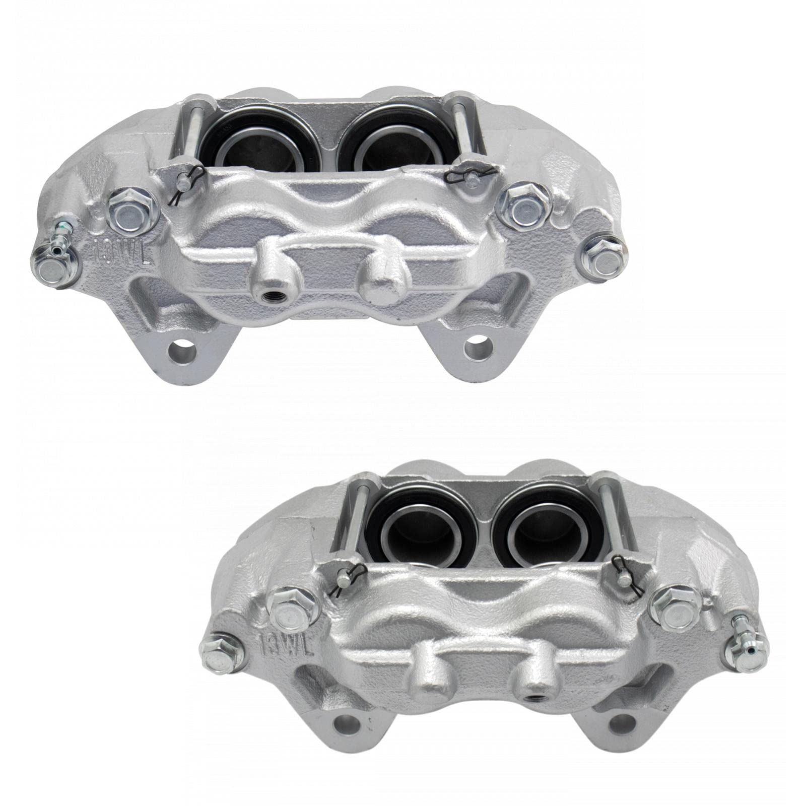 Trq Front Brake Caliper Set Compatible With 2003-2005 Toyota 4Runner 2007-2014 Fj Cruiser 2003-2007 Sequoia 2000-2006 Tundra