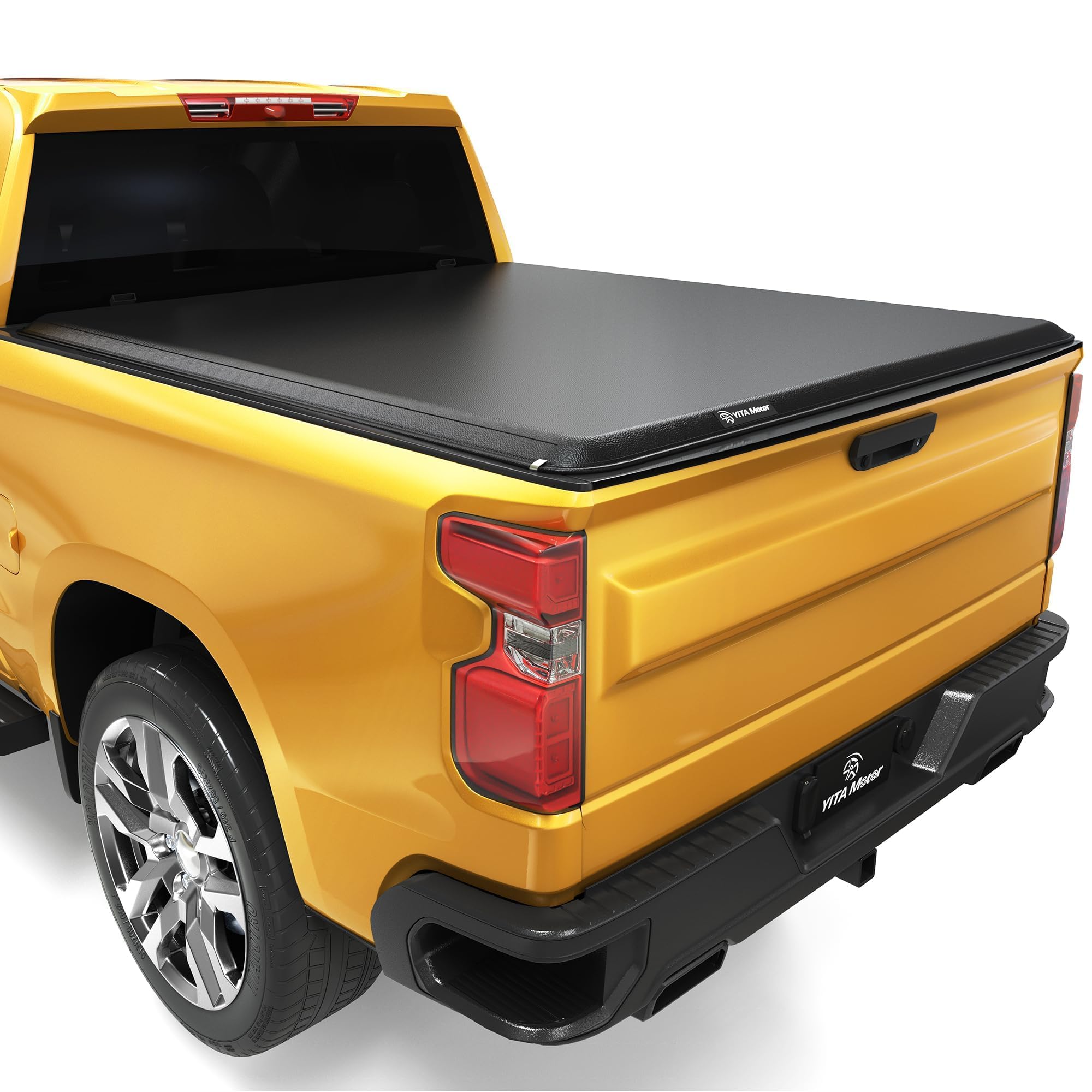 YITAMOTOR Soft Roll Up Truck Bed Tonneau Cover Compatible with 2020-2025 Chevy Silverado/ GMC Sierra 2500 3500 HD, Fleetside 6.9