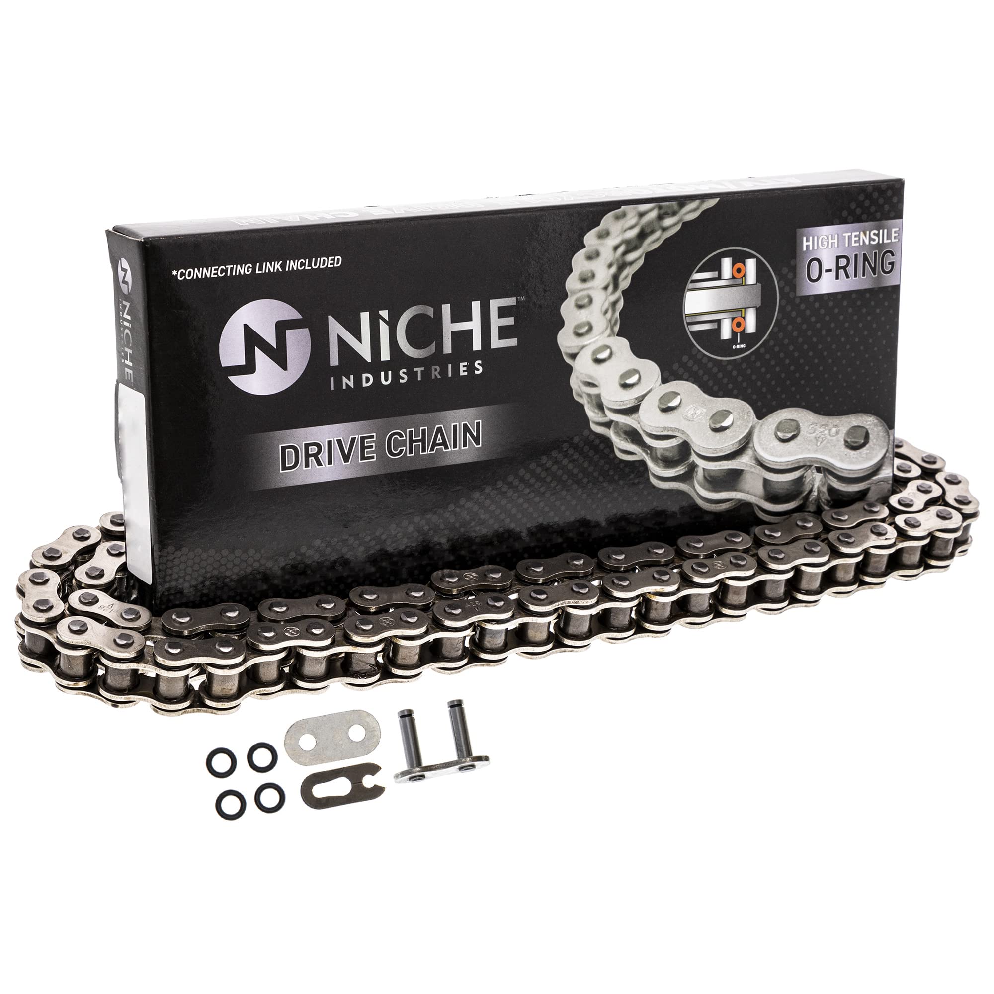Niche 428 Drive Chain 138 Links O-Ring With Connecting Master Link For Motorcycle Atv Dirt Bike
