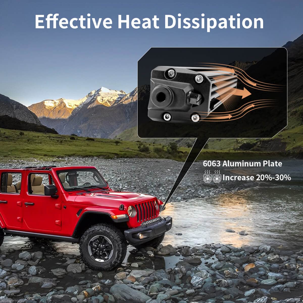 Lasfit 12 Inch Led Light Bar, Screwless Ip67 Waterproof Light Bar, Off Road Spot Flood Combo Work Light For Wrangler/F-150/Range