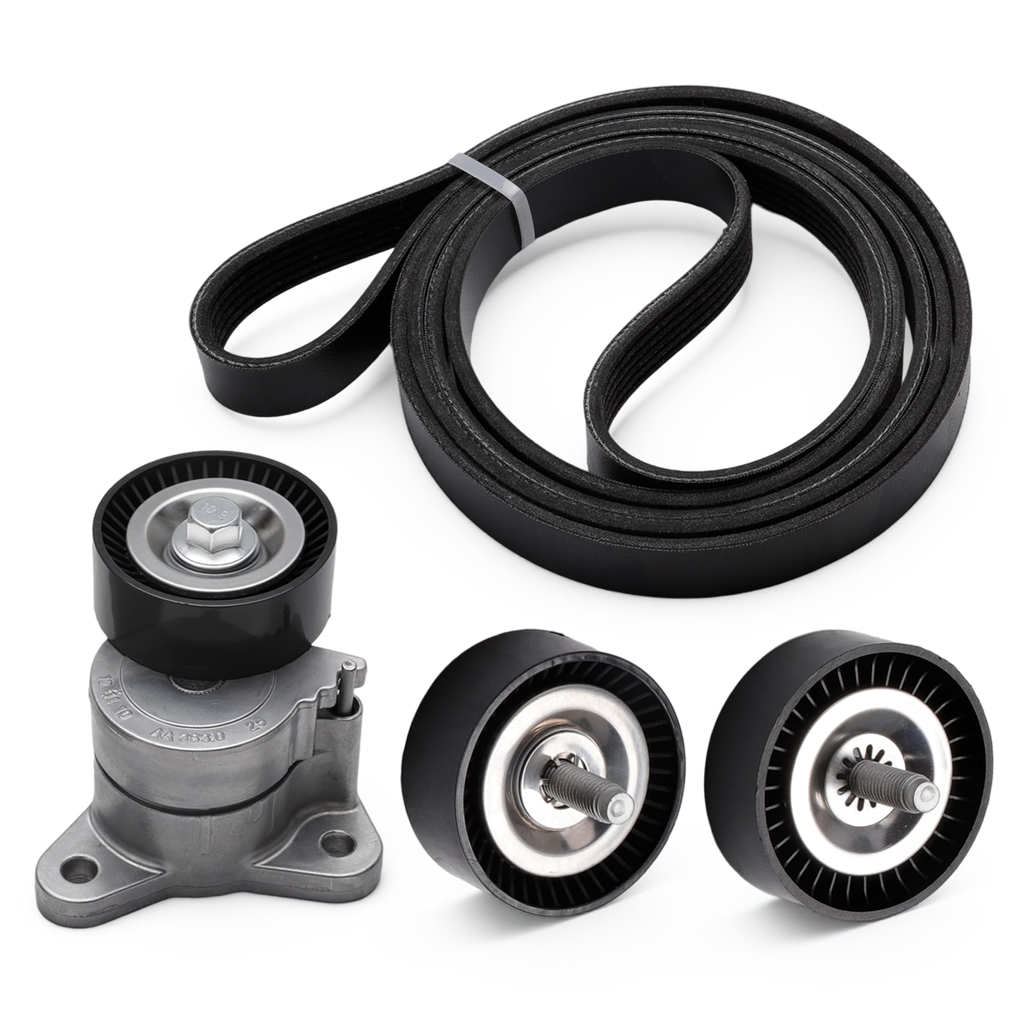 Serpentine Belt Tensioner idler Pulley Kit for Jeep Patriot Compass, for Dodge Avenger Caliber Journey 2008-2017, for Chrysler 2
