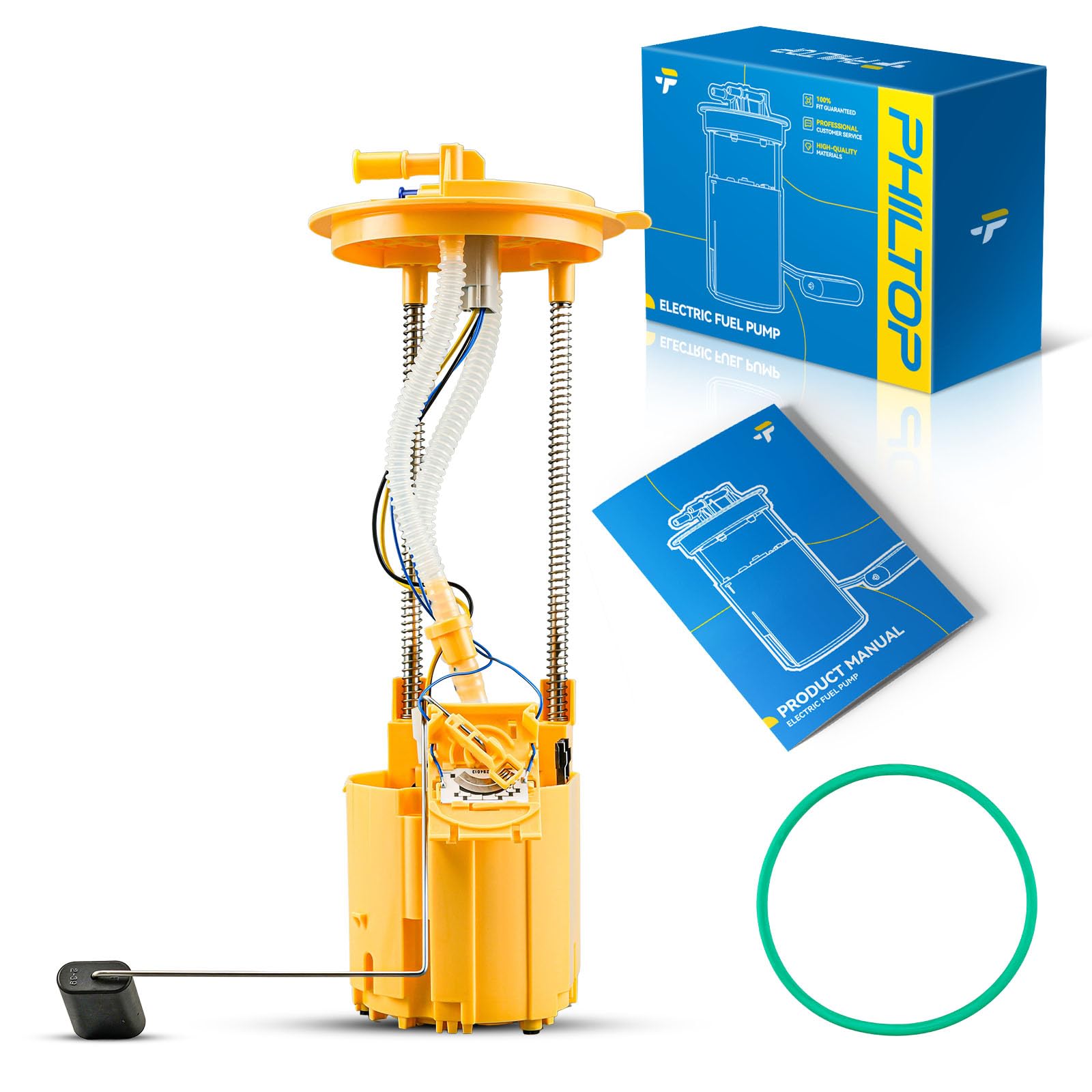 PHILTOP FG1330 Electric Fuel Pump Assembly Compatible with Ram 2500 2005-2009 5.9L/6.7L, Ram 3500 2005-2009 5.9L/6.7L, Replaceme