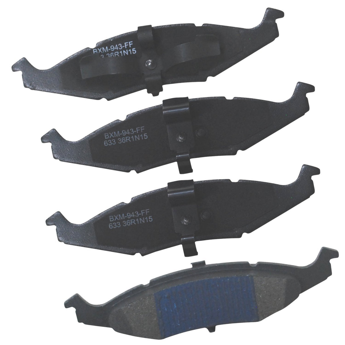 Bendix Premium Sbm633 Semi-Metallic Front Brake Pads For Chrysler Neon 1996-1995, Dodge Neon 1996-1995, Plymouth Neon 1996-1995