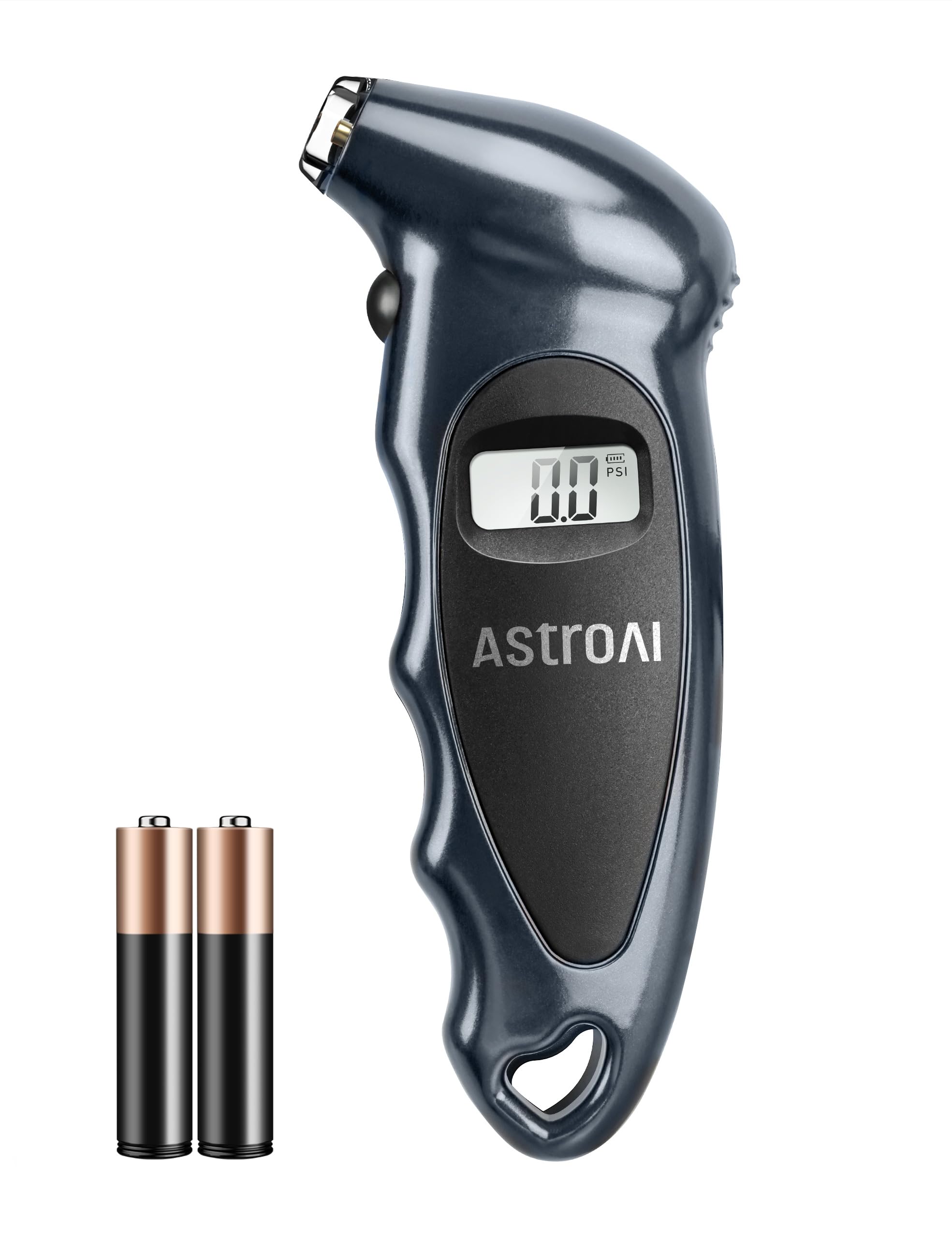 AstroAI Digital Tire Pressure Gauge with Replaceable AAA Battery, 150 PSI 4 Settings Stocking Stuffers for Car Truck Bicycle Bac