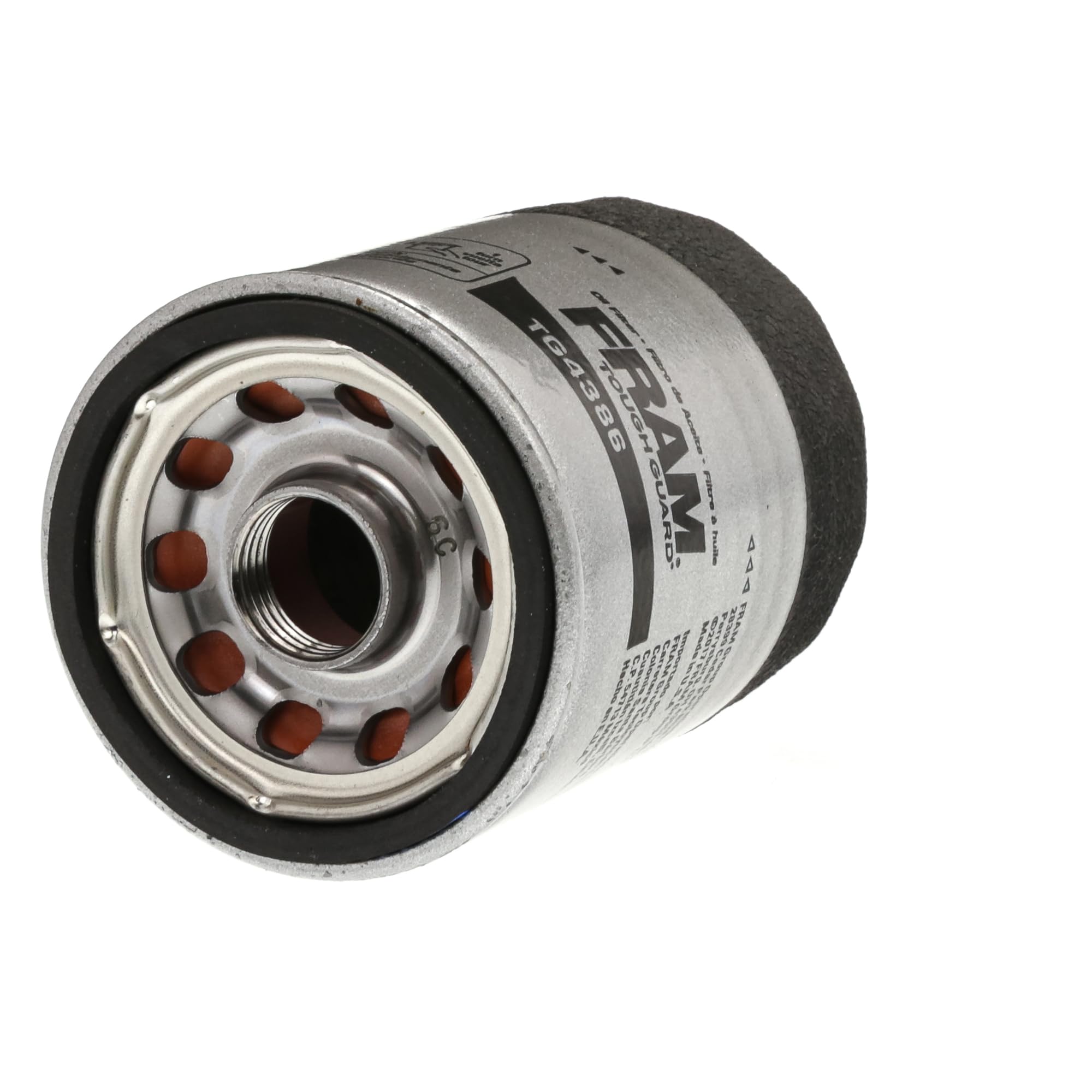 Fram Tough Guard Replacement Oil Filter Tg4386, Designed For Interval Full-Flow Changes Lasting Up To 15K Miles