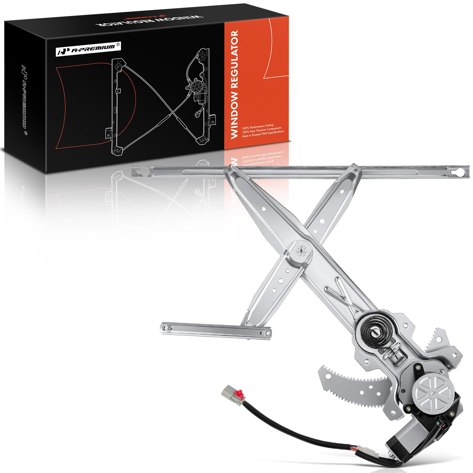 A-Premium Power Window Regulator With Motor Replacement For Honda Accord 1998-2002 (Coupe Only) Front Right Passenger Side