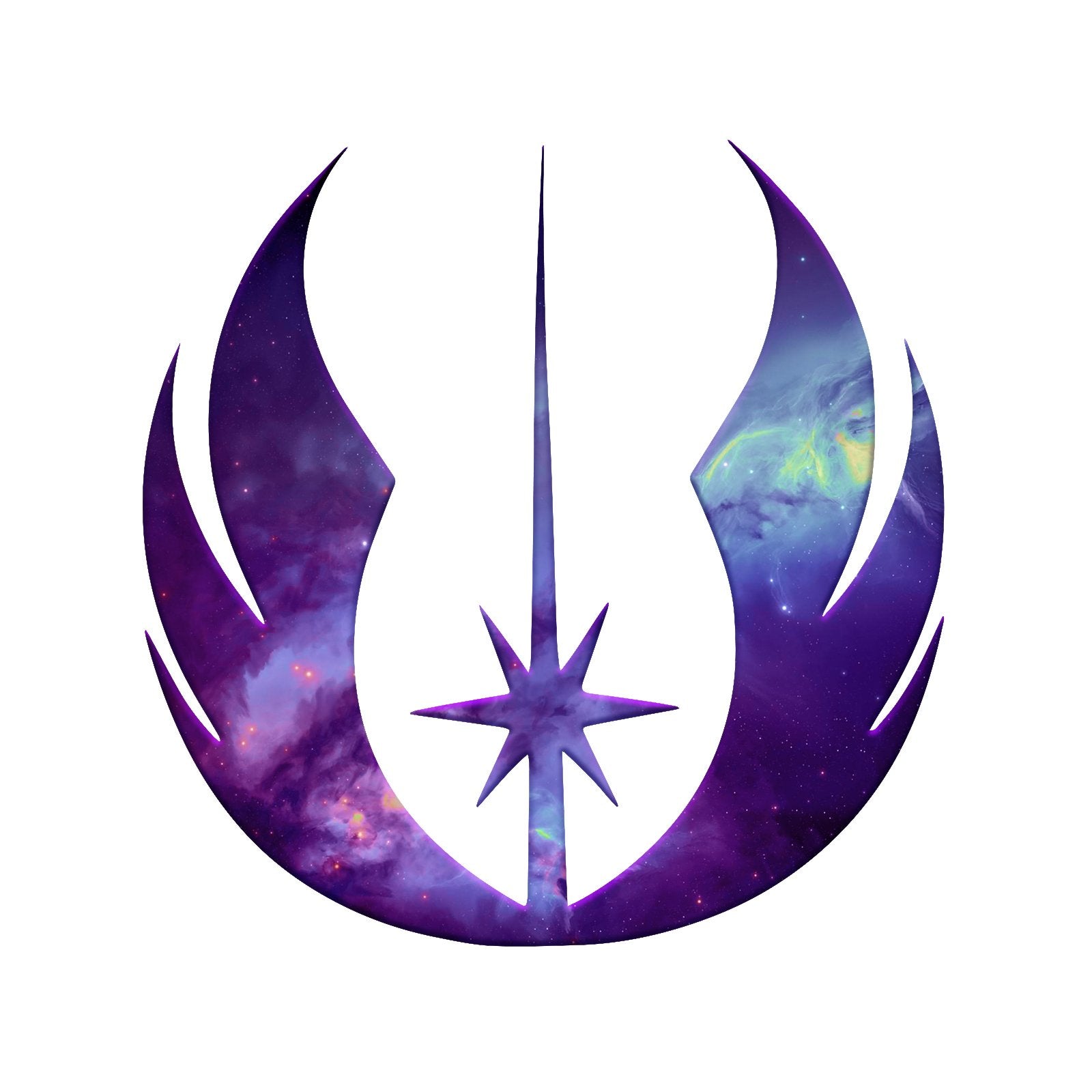 Galaxy Order Symbol Laptop Trackpad Sticker 3'' Tall X 3'' Wide