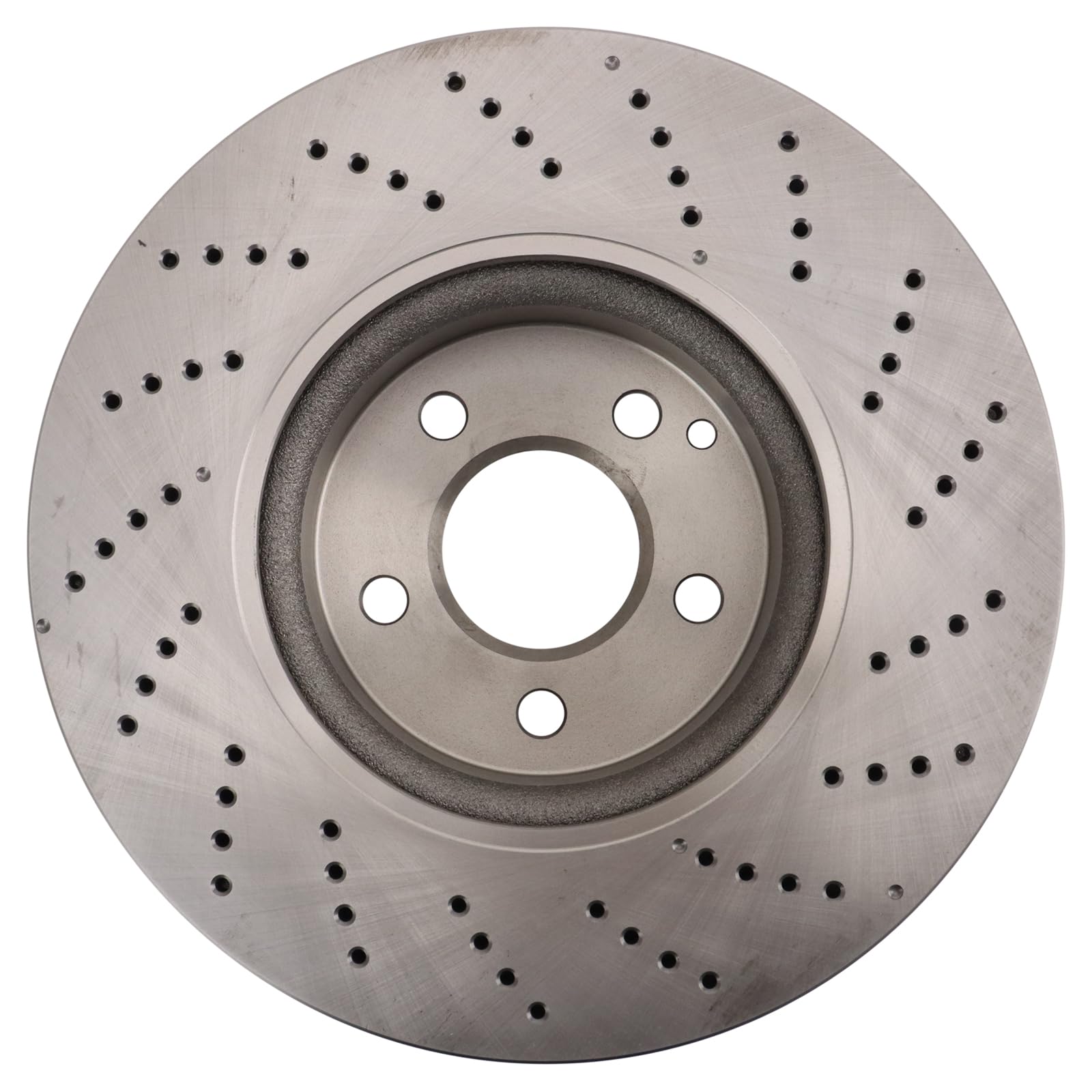 Trq Front Brake Rotors Set Compatible With 2008-2012 Mercedes-Benz C350 2010-2012 E350