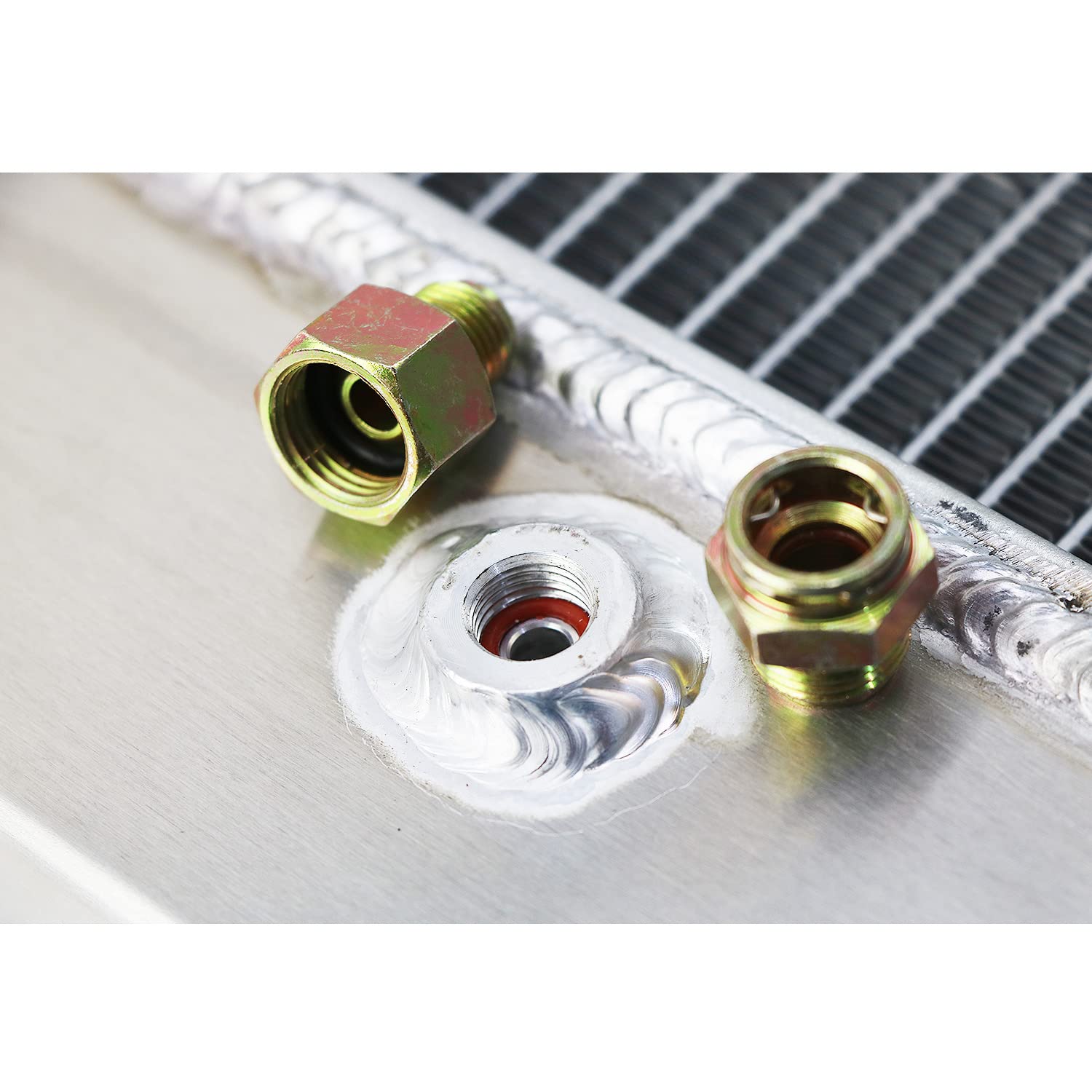 Alukuhler Radiator For 1982-1993 Chevy/Gmc 6.2L V8 Diesel Engine, 4 Row Aluminum Radiator