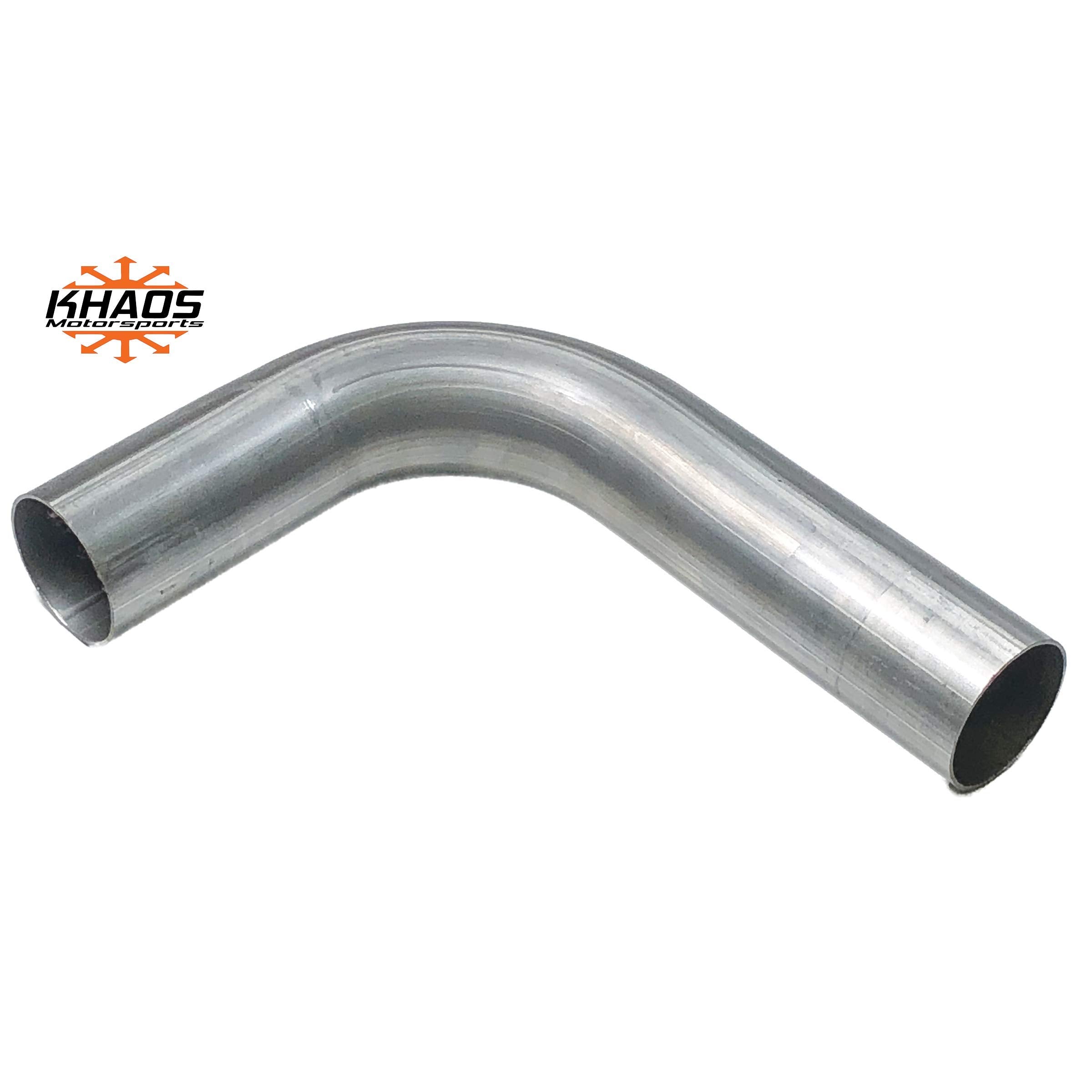 2 1/4'' 2.25'' 90 Degree Exhaust Mandrel Bend Aluminized Steel Khaos Motorsports