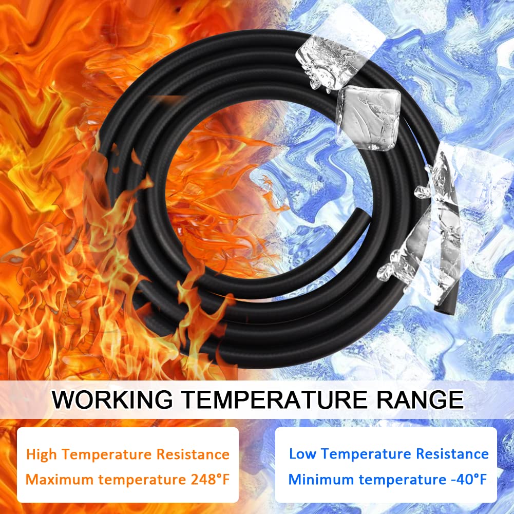 Fuel Line Nbr Fuel Line Hose Rubber Push On Fuel Hose For Small Engines (5/16 Id, 20 Feet)