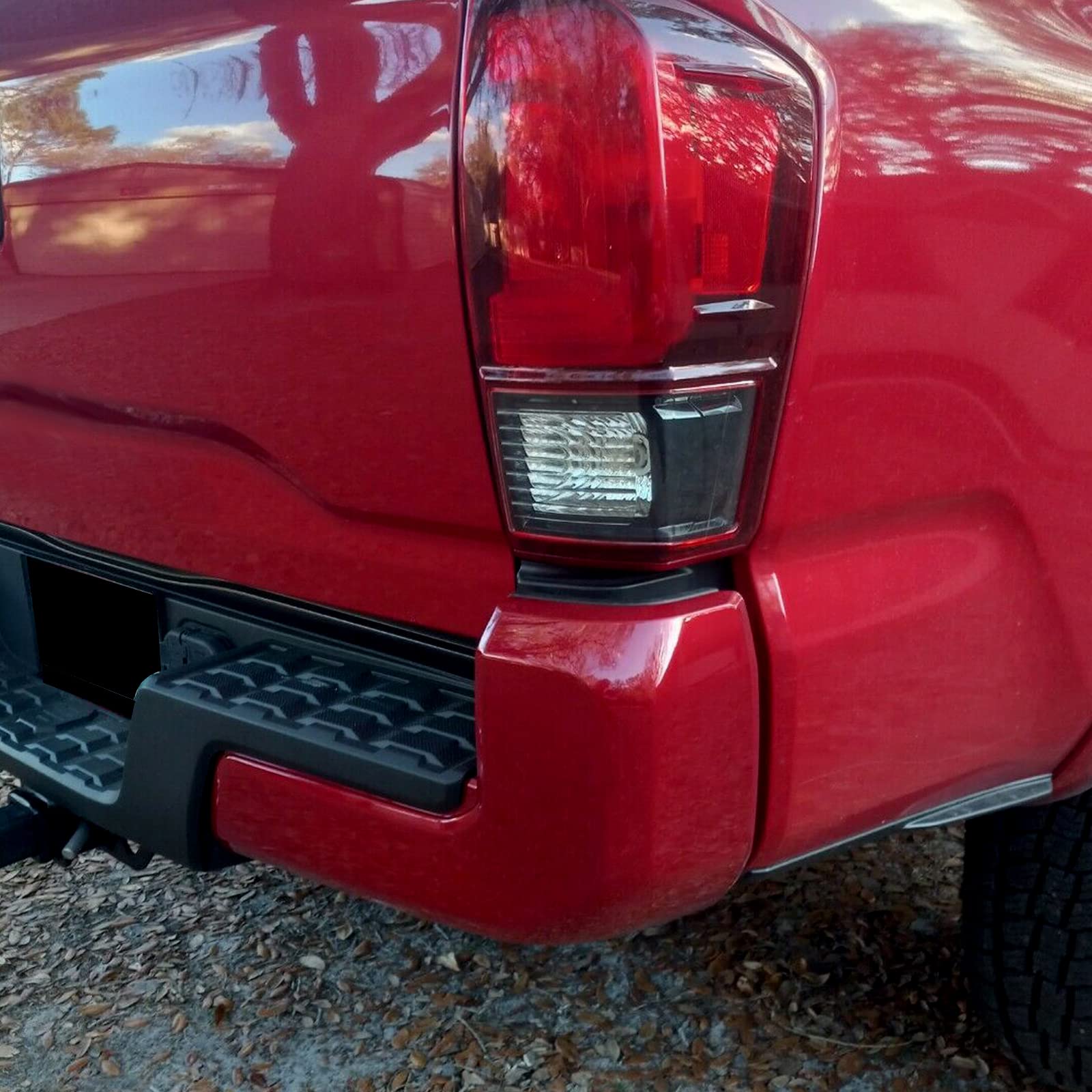 Hecasa Rear Bumper Outer Extension Insert Bracket Passenger Side Rh Compatible With Tacoma 2016-2023 Replacement For 52153-04010 To1105136