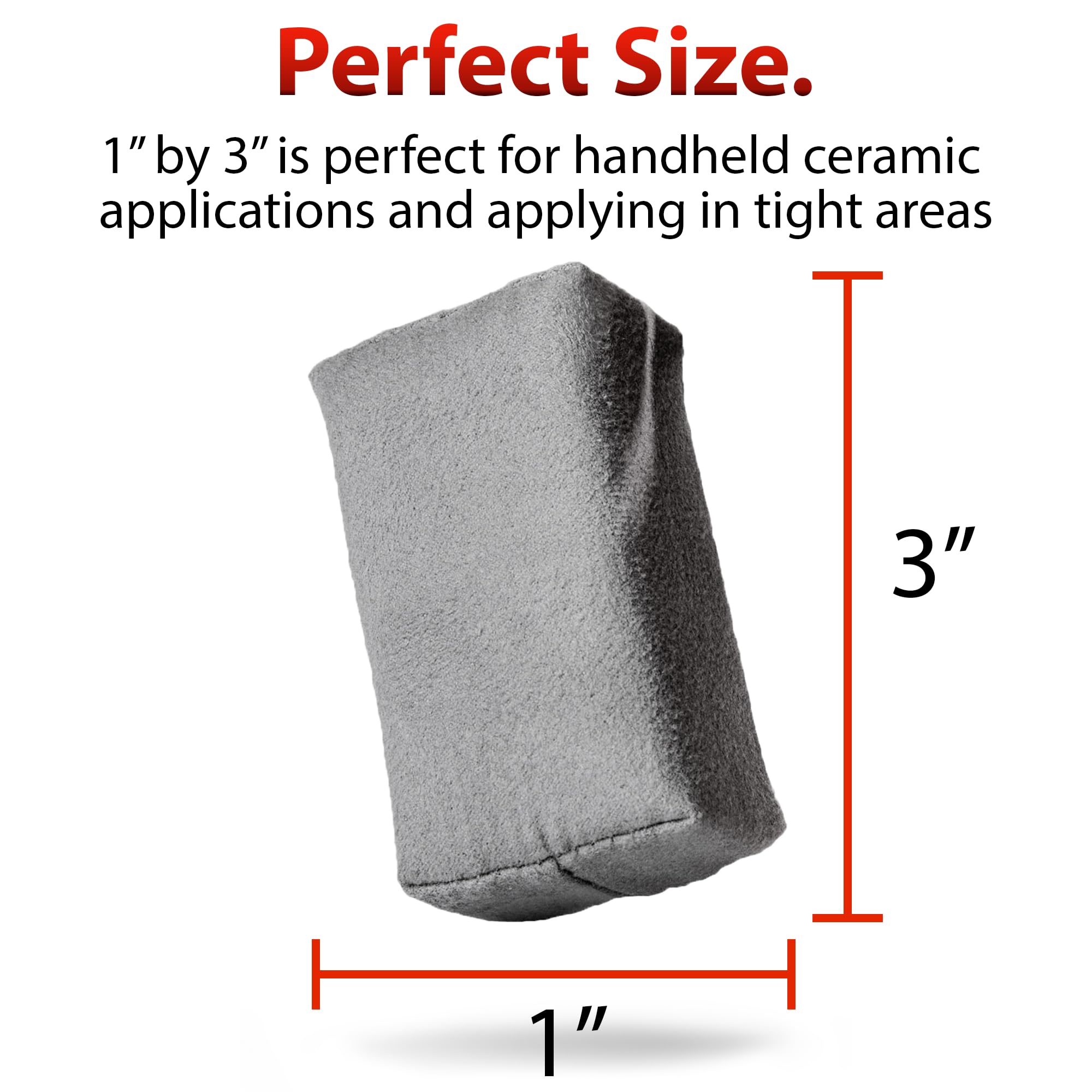 Adam'S Polishes Suede Applicator (2 Pack) Car Detailing Sponge Applicator, Use With Ceramic Coating For Cars, Ceramic Spray Coat