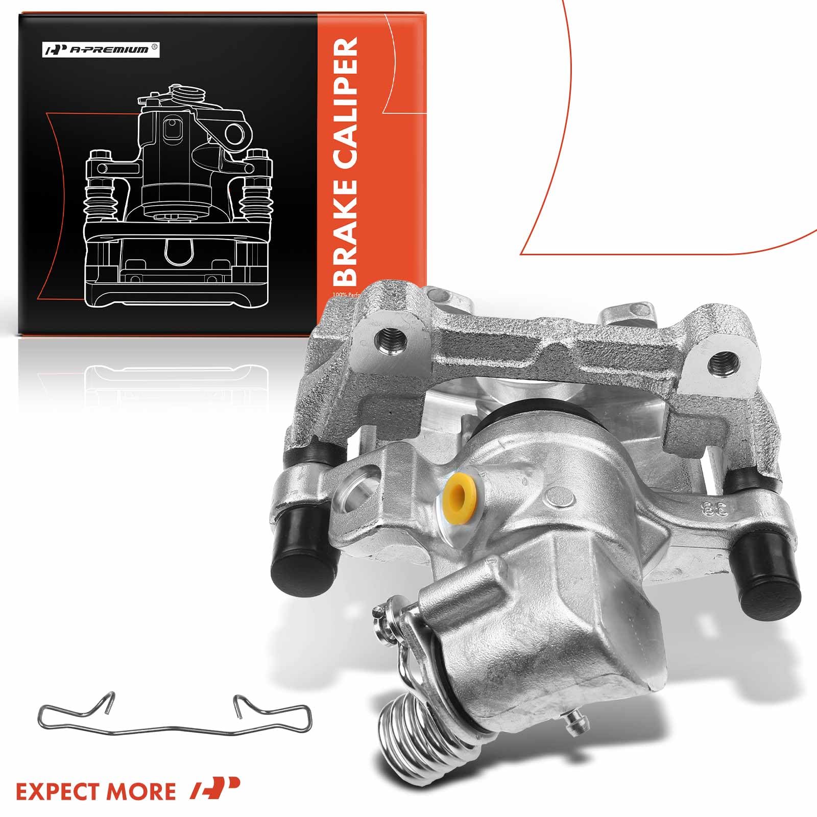 A-Premium Disc Brake Caliper Assembly With Bracket Compatible With Select Mazda Models - 5 2006-2010/2012-2015, L4 2.3L, L4 2.5L