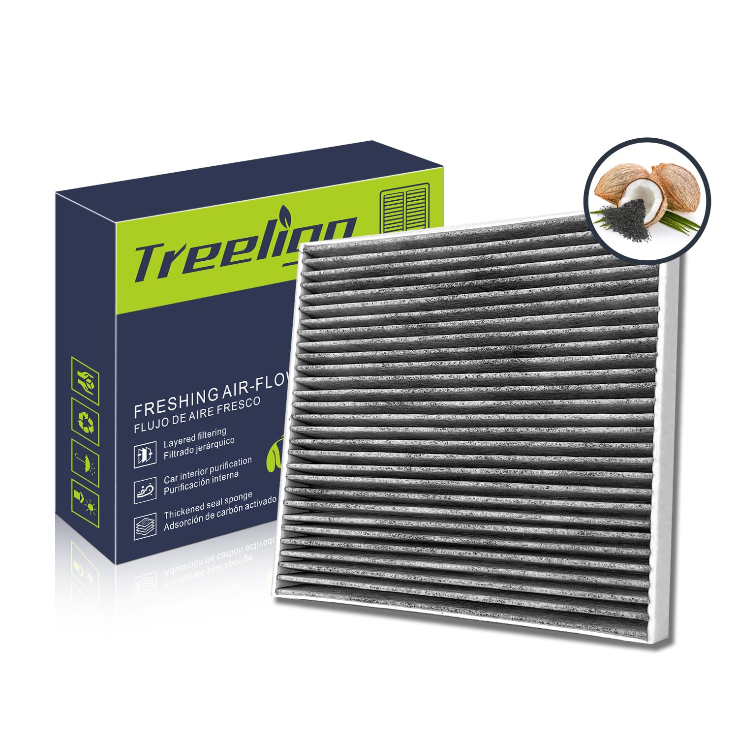 Treeligo Cf11809 Cabin Air Filter, Replacement For Chevy Silverado 1500 2014-2018 Silverado 2500 Hd 2015-2019 Silverado 3500 Hd