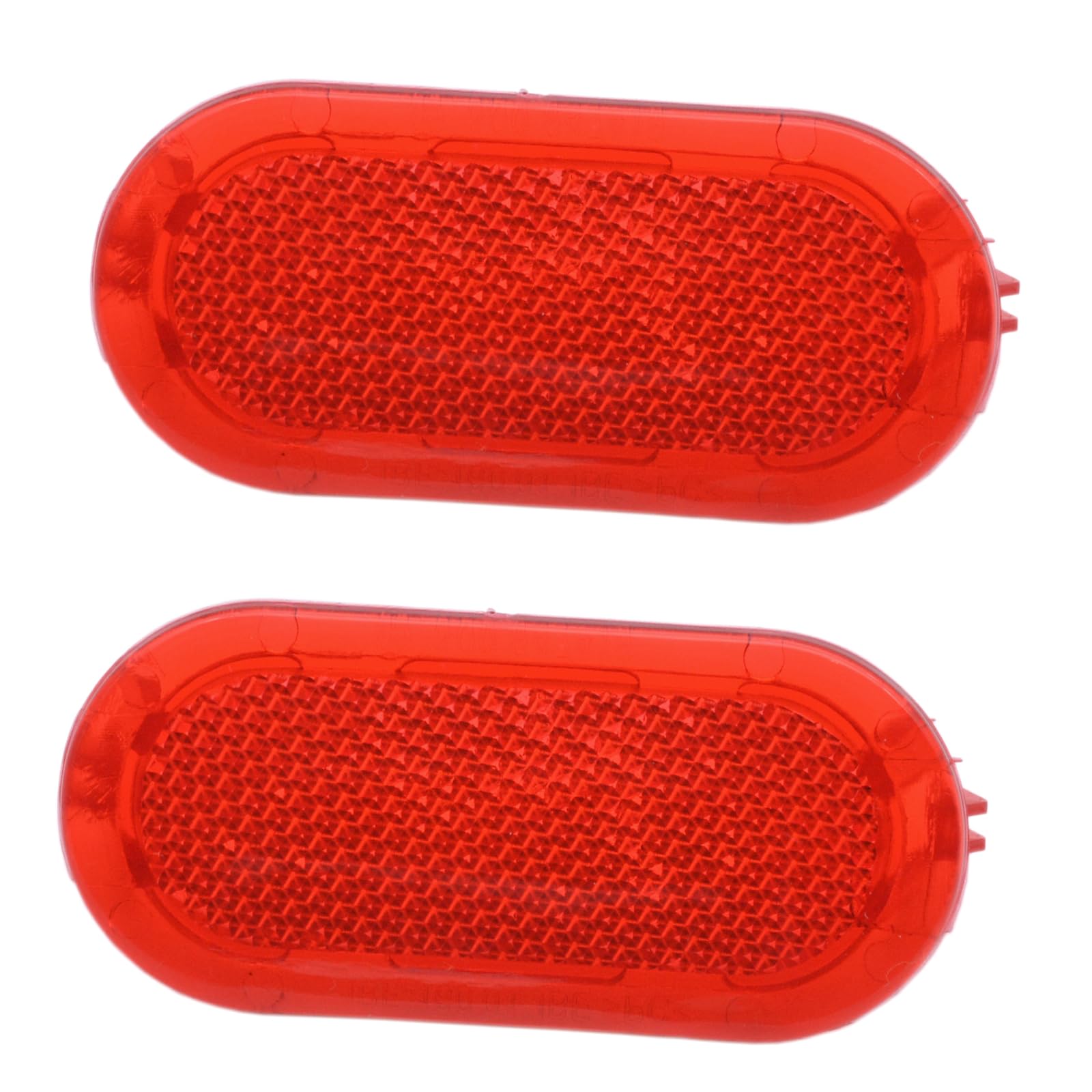 HAOTOM 2 Pcs Interior Door Reflector Compatible for VW Volkswagen Beetle 1994-1998 1999-2010 Red Door Warning Light Cap (2 Pcs)