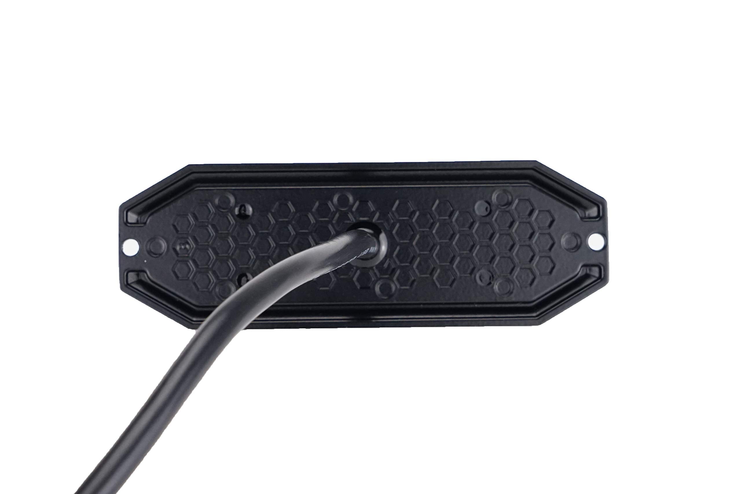 Unicorn Lighting Ut01 Surface Mount Warning Emergency Strobe Grille Light Head [Sae Class 1] [Dual Color] [Ip68] For Police And