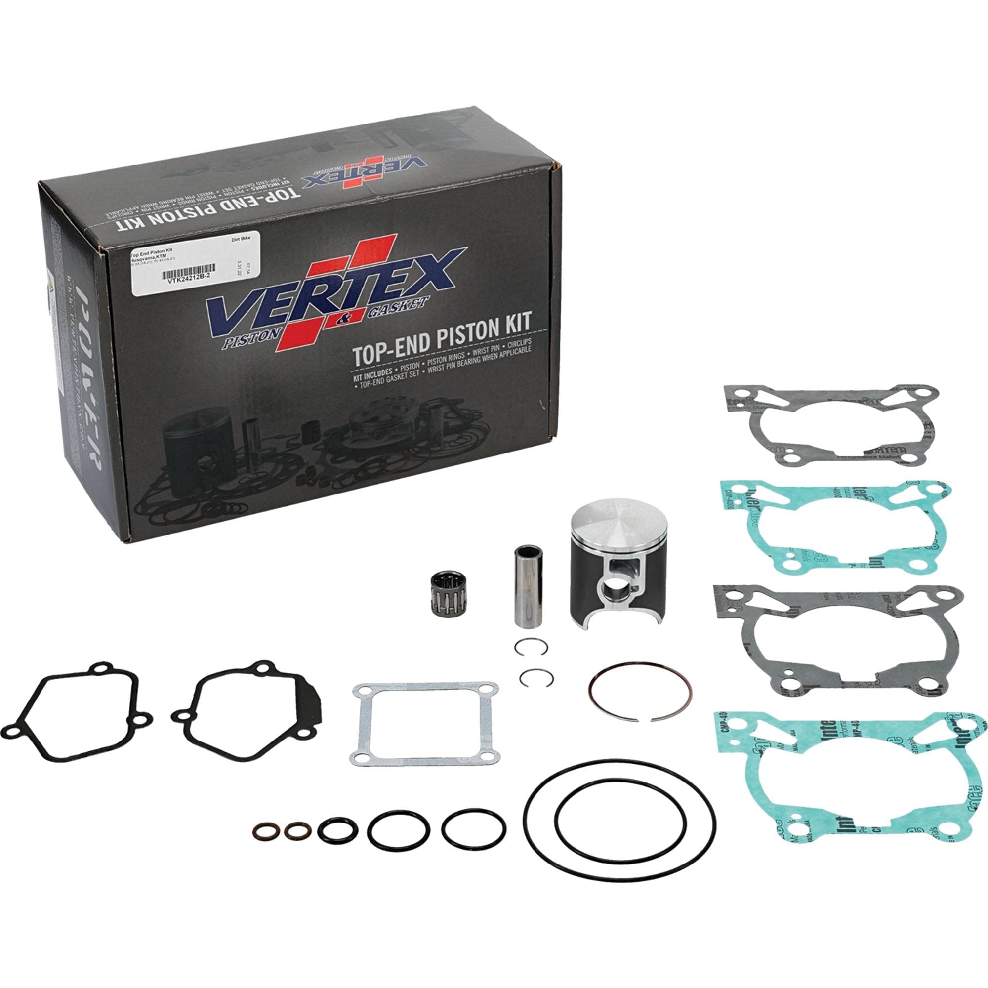Vertex Top End Piston Kit For Ktm 85 Sx (03-12) Vtk24212B