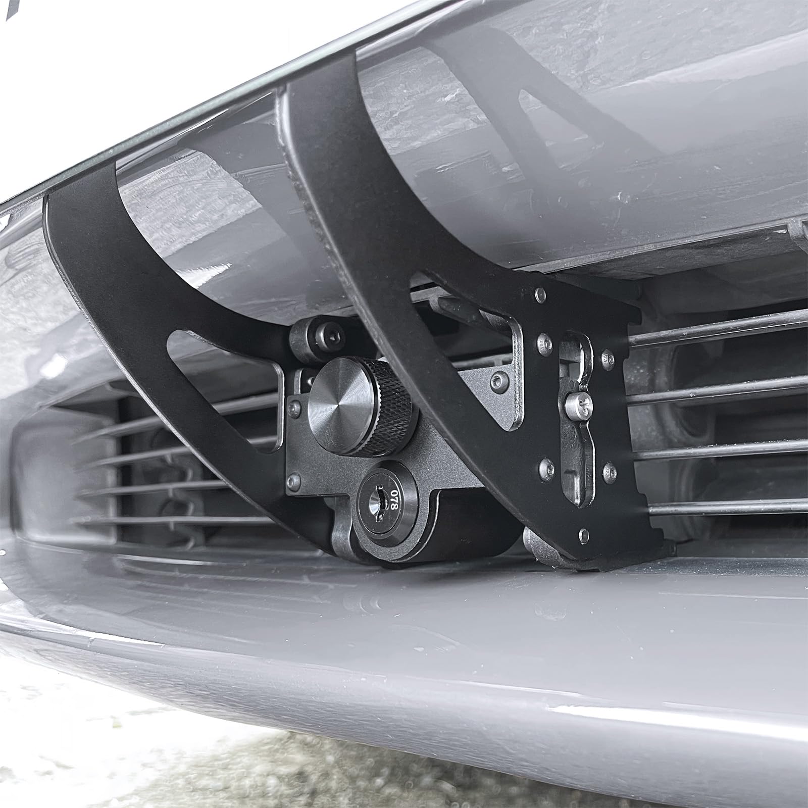 The Original Lockable License Plate Holder For 2017-2023 Tesla Model 3, Front License Plate Bracket Mounting Kit With Anti-Theft