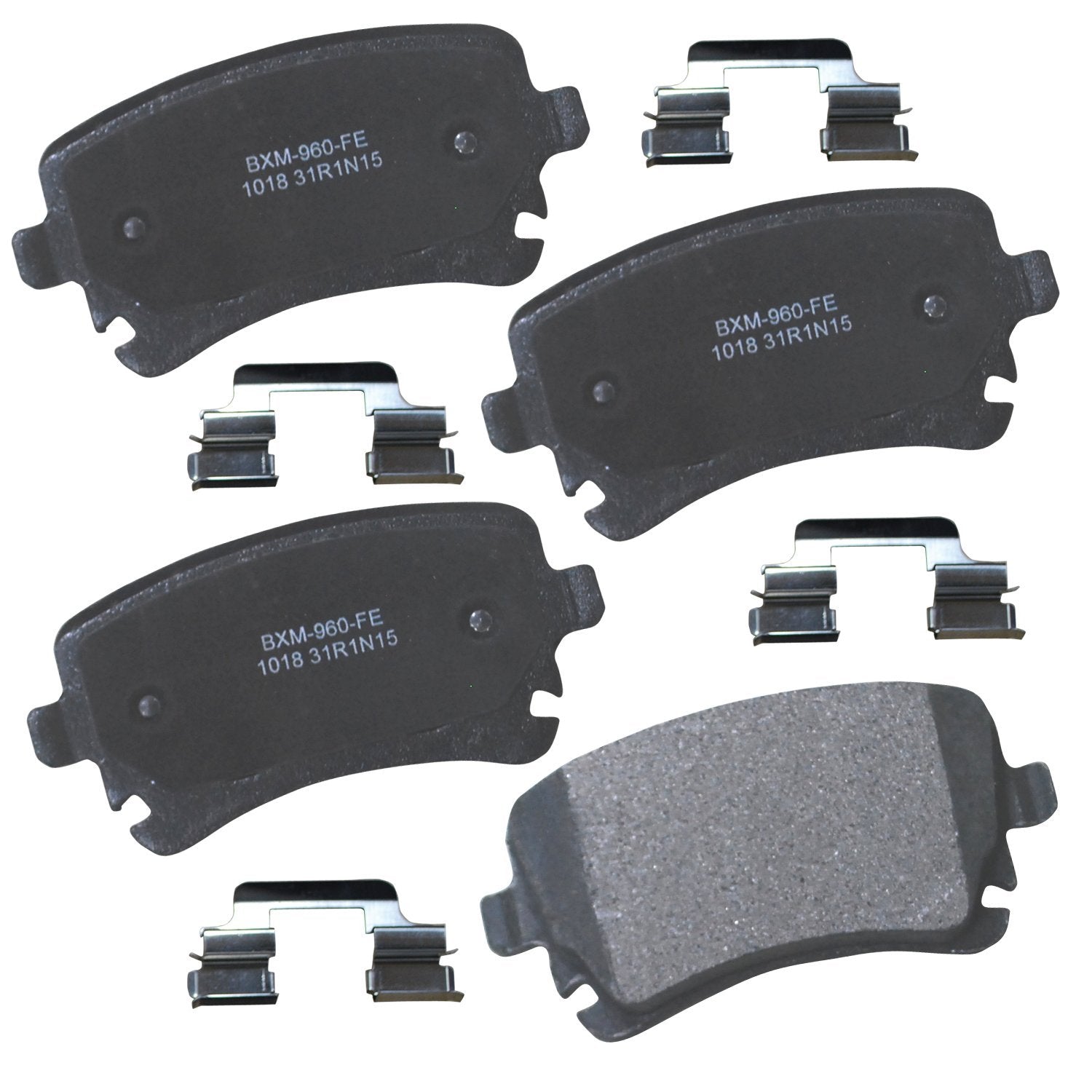 Bendix Premium Sbm1018 Semi-Metallic Rear Brake Pads For Select Models Audi A4,A4 Quattro,A5,A5 A6,A6 A8 Allroad,Rs4,Rs6,S4,S5,S
