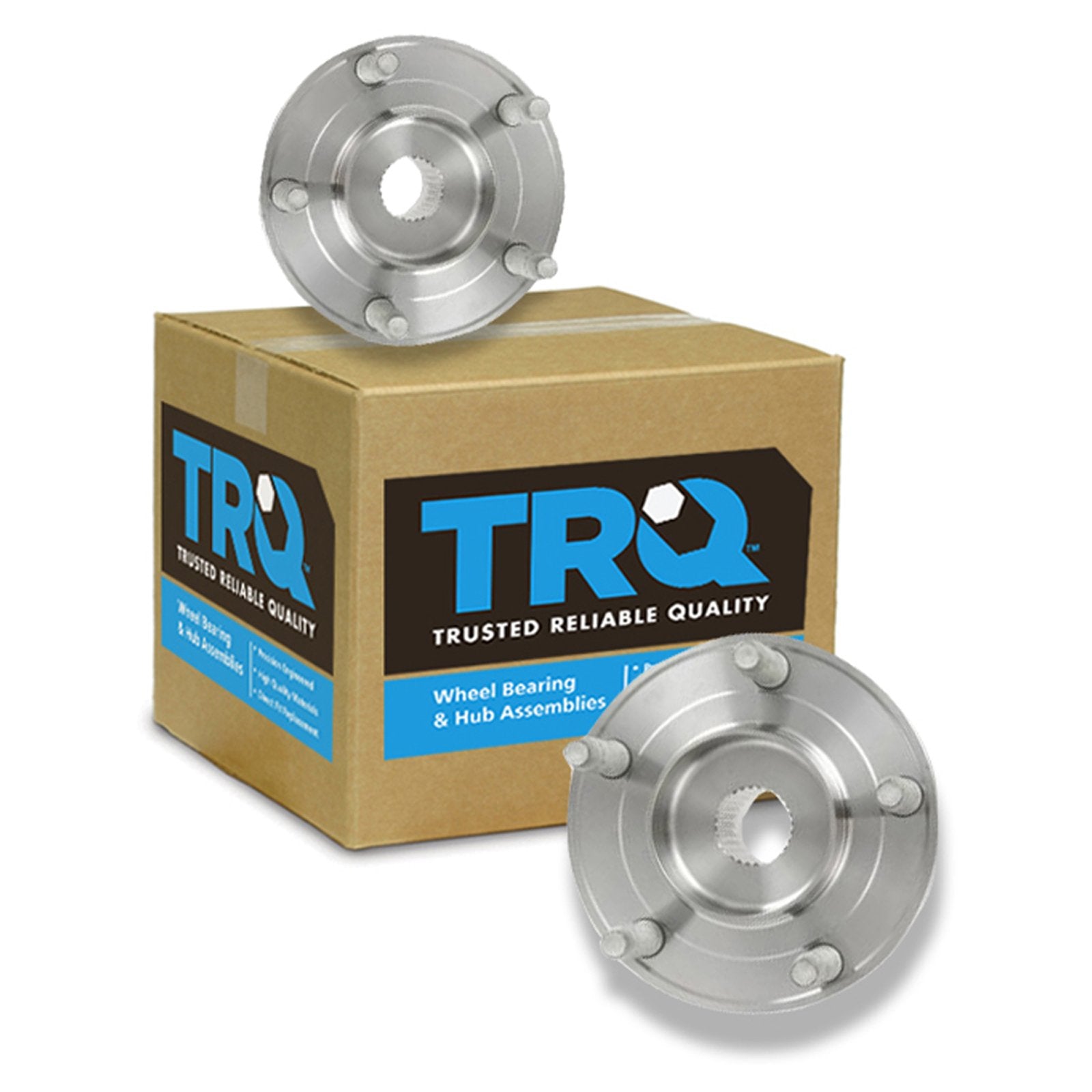 Trq Rear Wheel Hub Bearings Assembly Set Compatible With 2007-2010 Ford Edge Lincoln Mkx