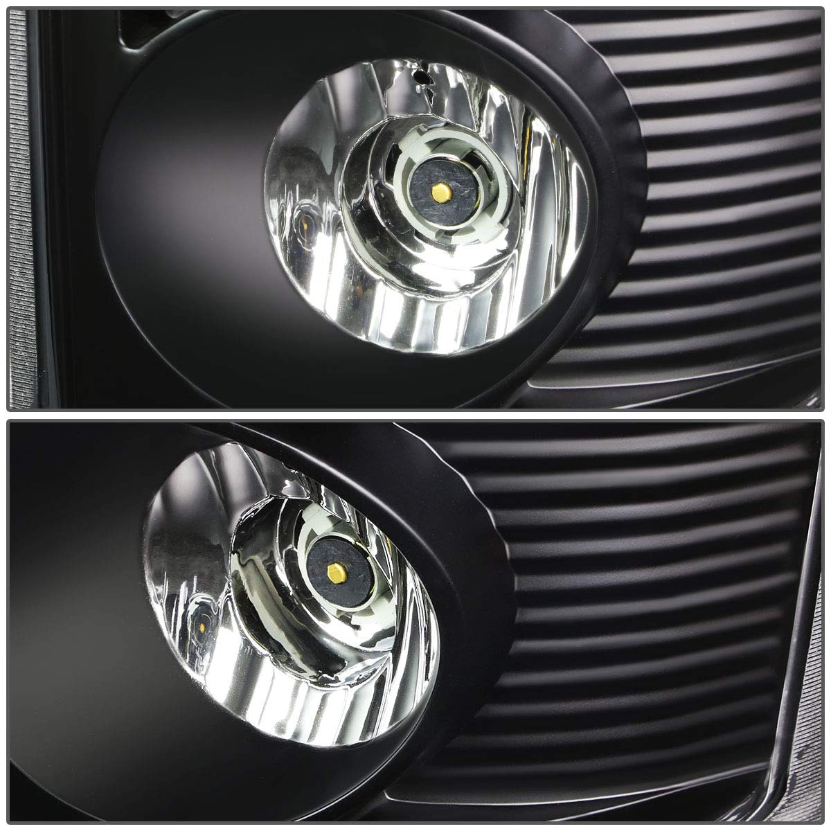 DNA MOTORING TL-DRAM07-LED-RD3D-BK-CL LED 3D Tail Light Assembly Driver & Passenger Side [Compatible with 07-08 Ram 1500 2500 3500]