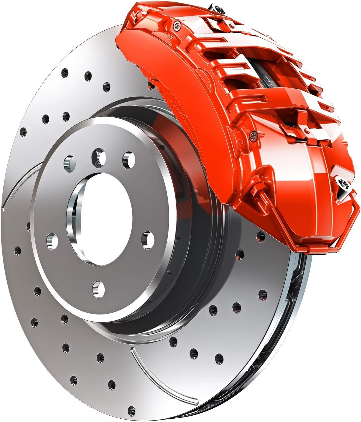 Orange High Temperature High Gloss Self Leveling Brush On Orange G2 Brake Caliper Paint System Kit