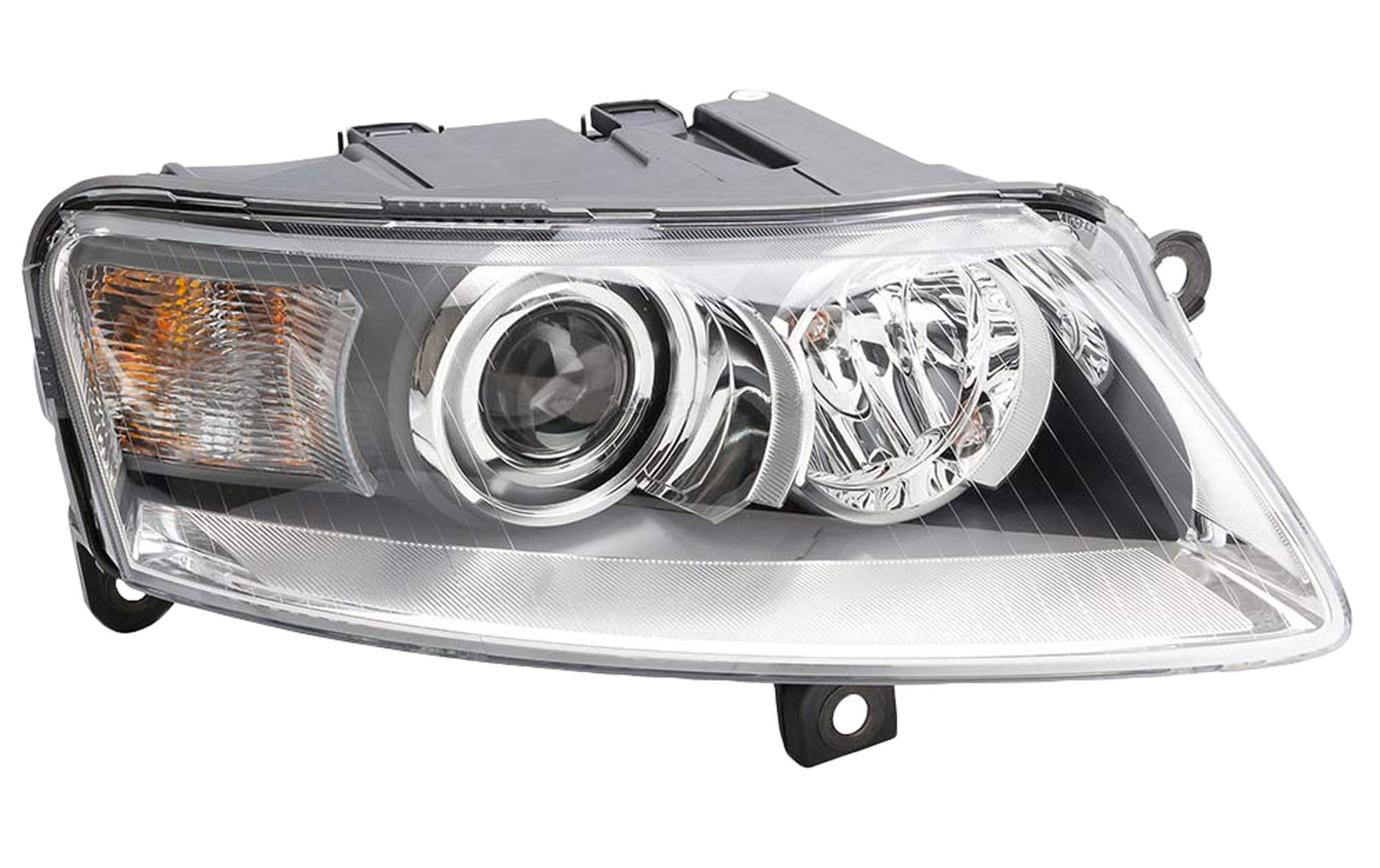 Hella 009701161 Audi A6 (4F2, 4F5, 4Fh C6) Passenger Side Headlight Assembly
