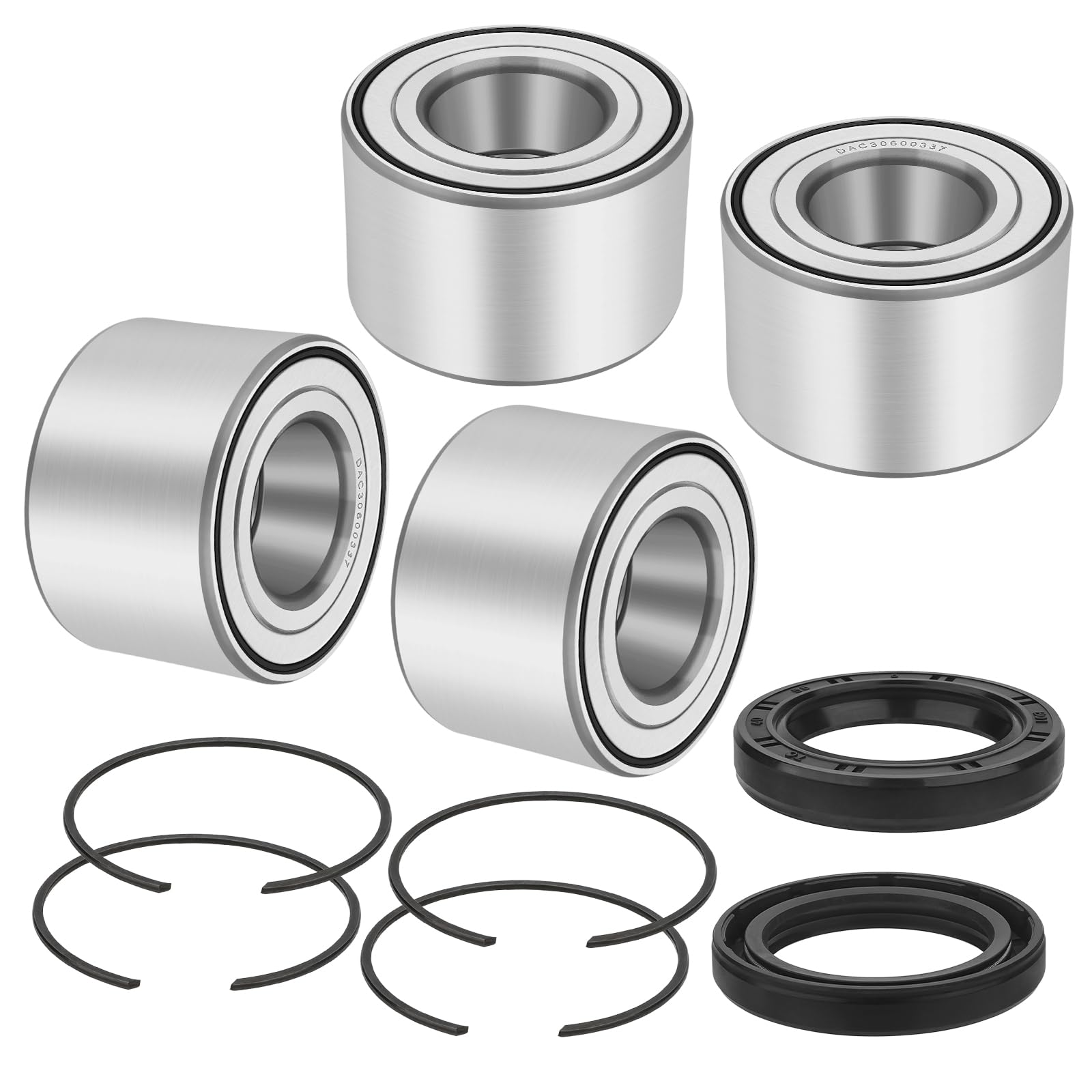 Front&Rear Heavy Duty Wheel Bearing Kit for Can Am Maverick 1000 Commander 1000 800 2011-2016 OEM# 293350118 705400088 293350040