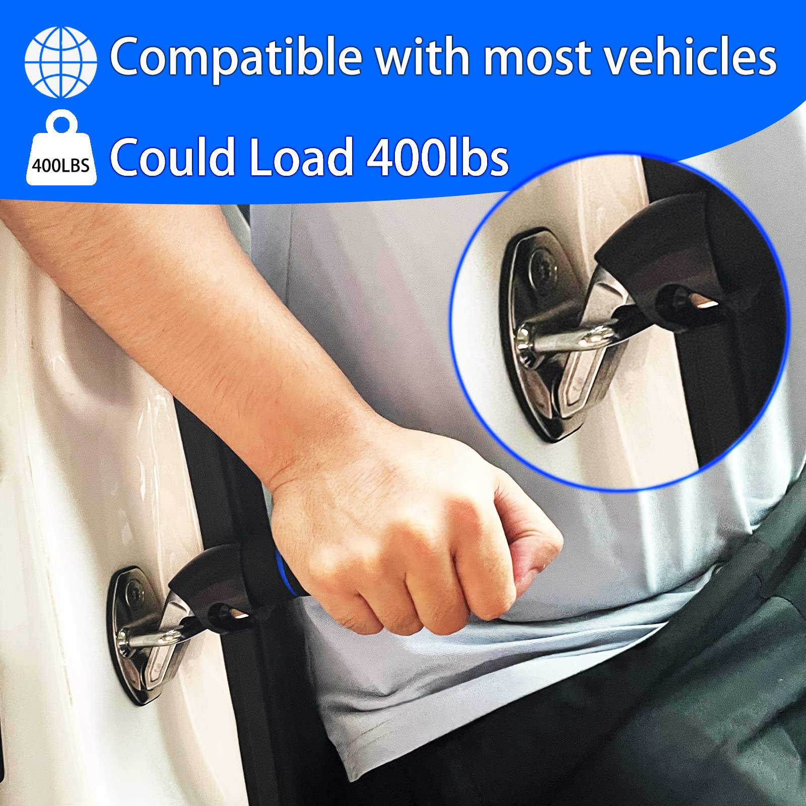 Kounatsuri Car Door Handle For Elderly Car Handle Assist Support Handle Multifunction Handle Car Door Latch Handle For Seniors A
